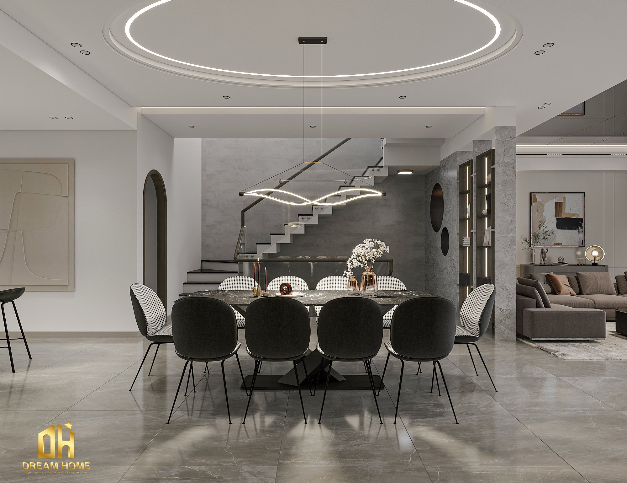 thiết kế nội thất penthouse sunshine city
