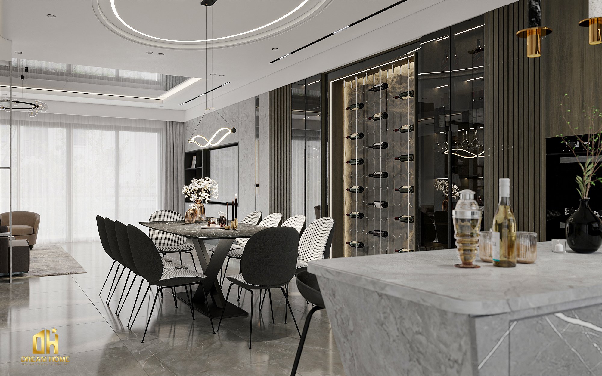 thiết kế nội thất penthouse sunshine city