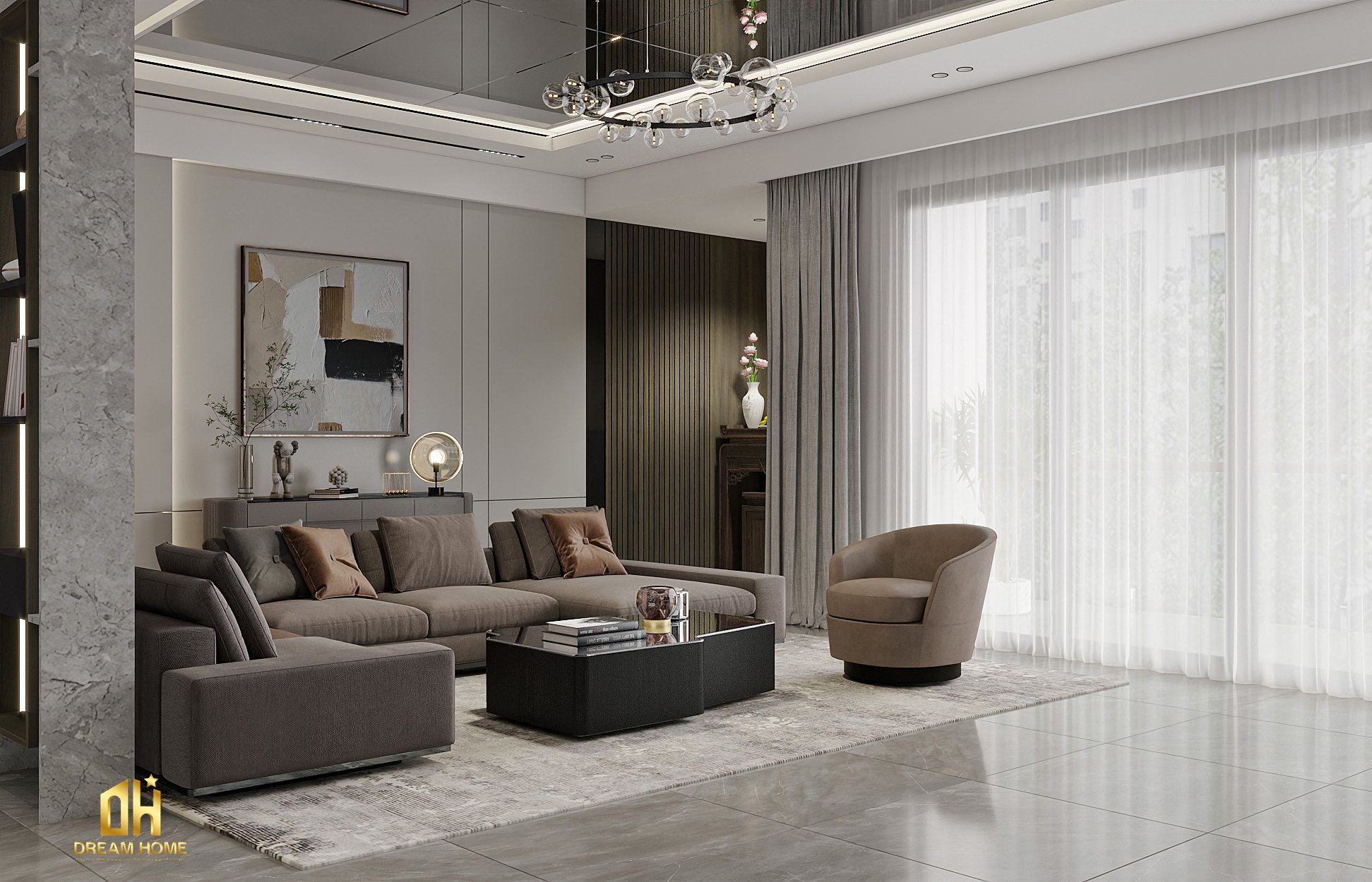 thiết kế nội thất penthouse sunshine city
