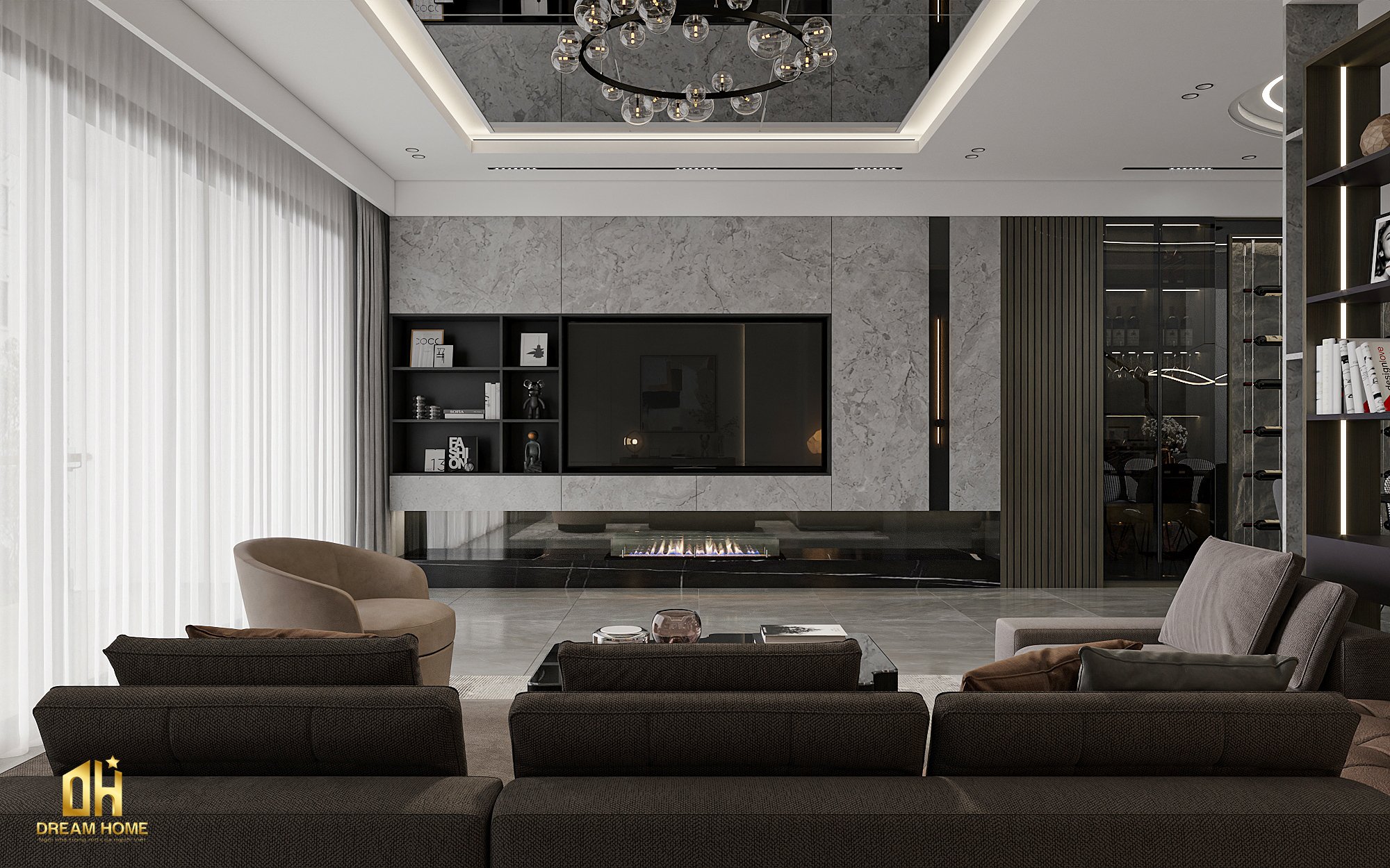 thiết kế nội thất penthouse sunshine city