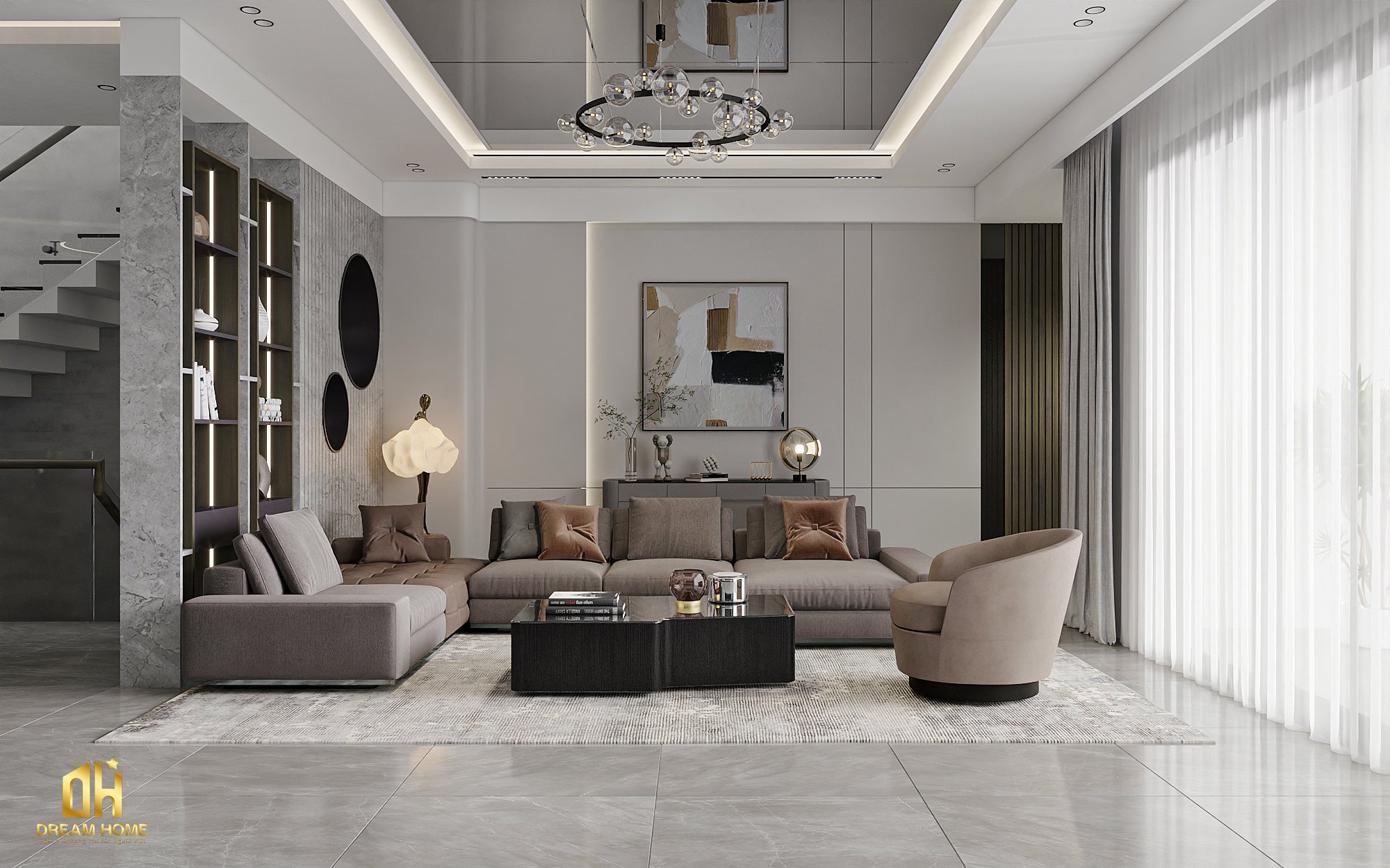 thiết kế nội thất penthouse sunshine city