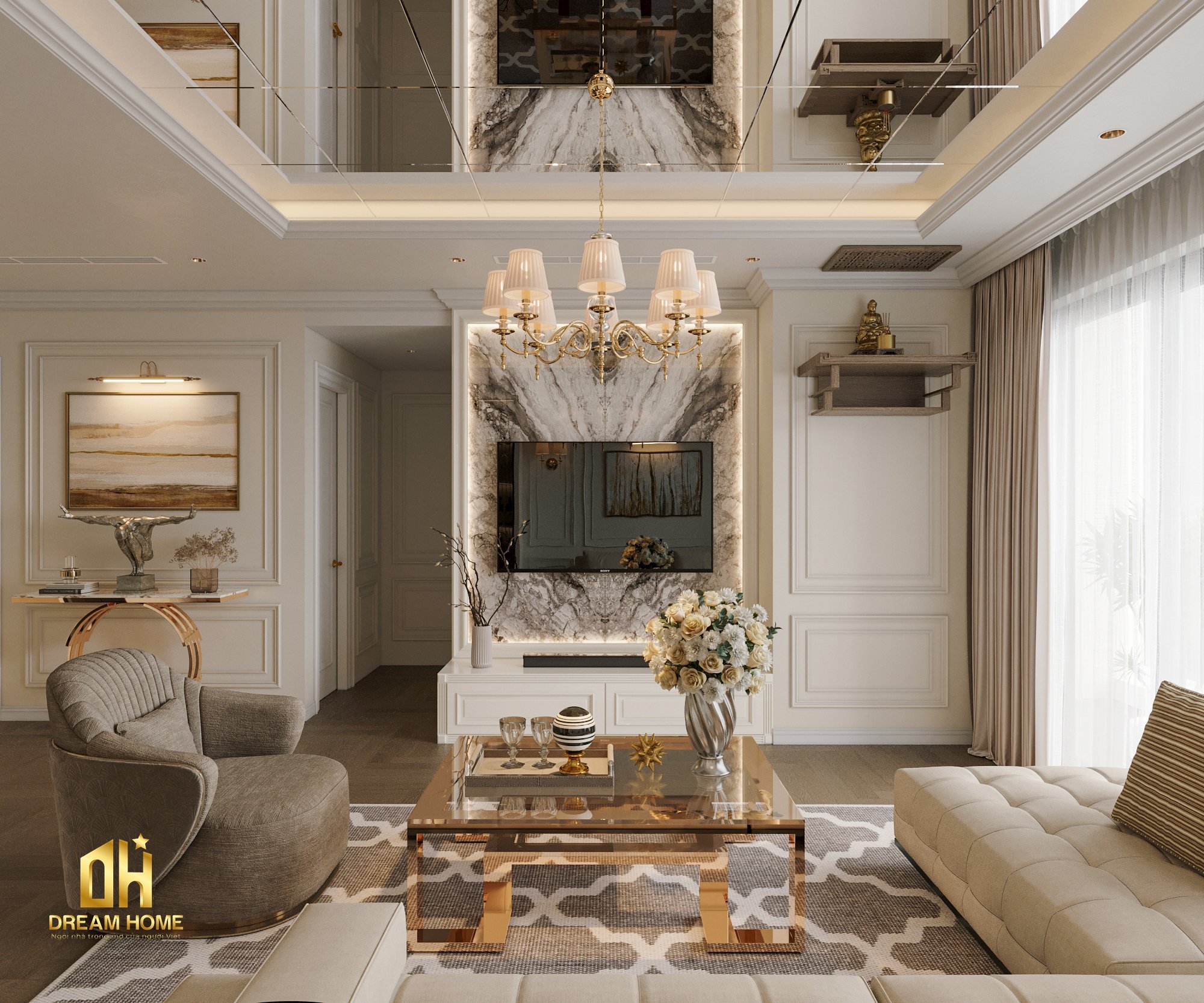 thiết kế nội thất penthouse ciputra
