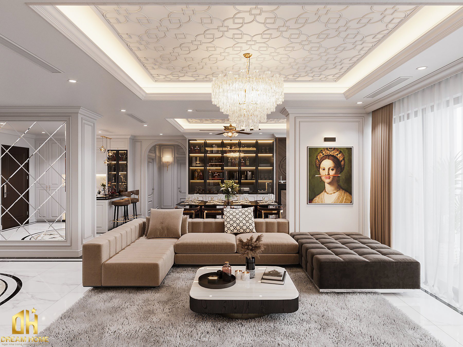 thiết kế nội thất penthouse ciputra