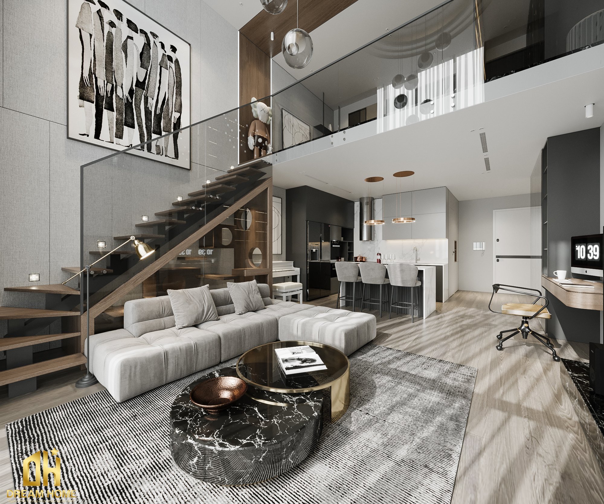 thiết kế nội thất penthouse ciputra
