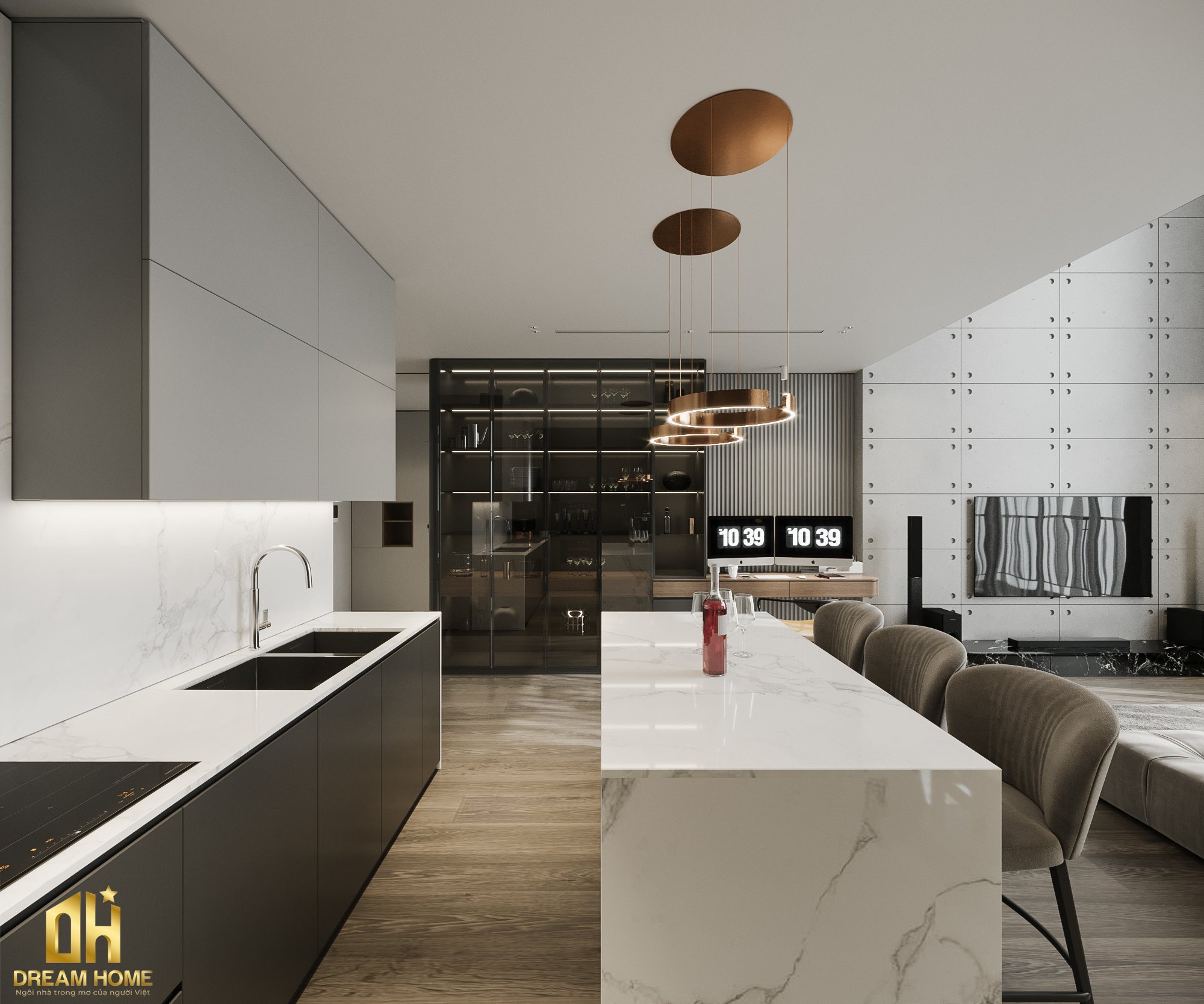 thiết kế nội thất penthouse ciputra
