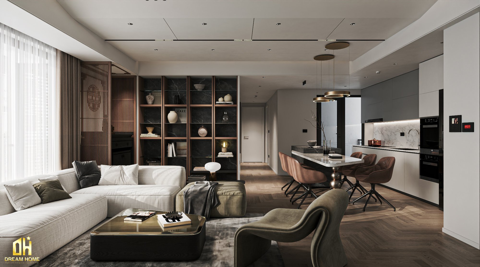 thiết kế nội thất duplex Ecopark