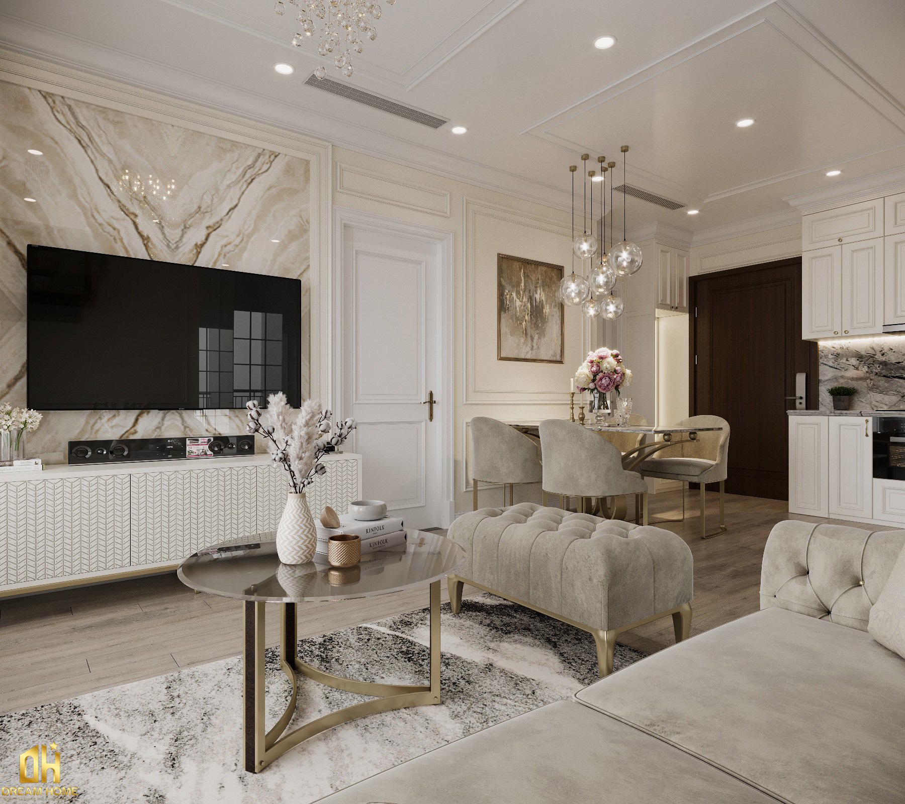 thiết kế nội thất penthouse ciputra