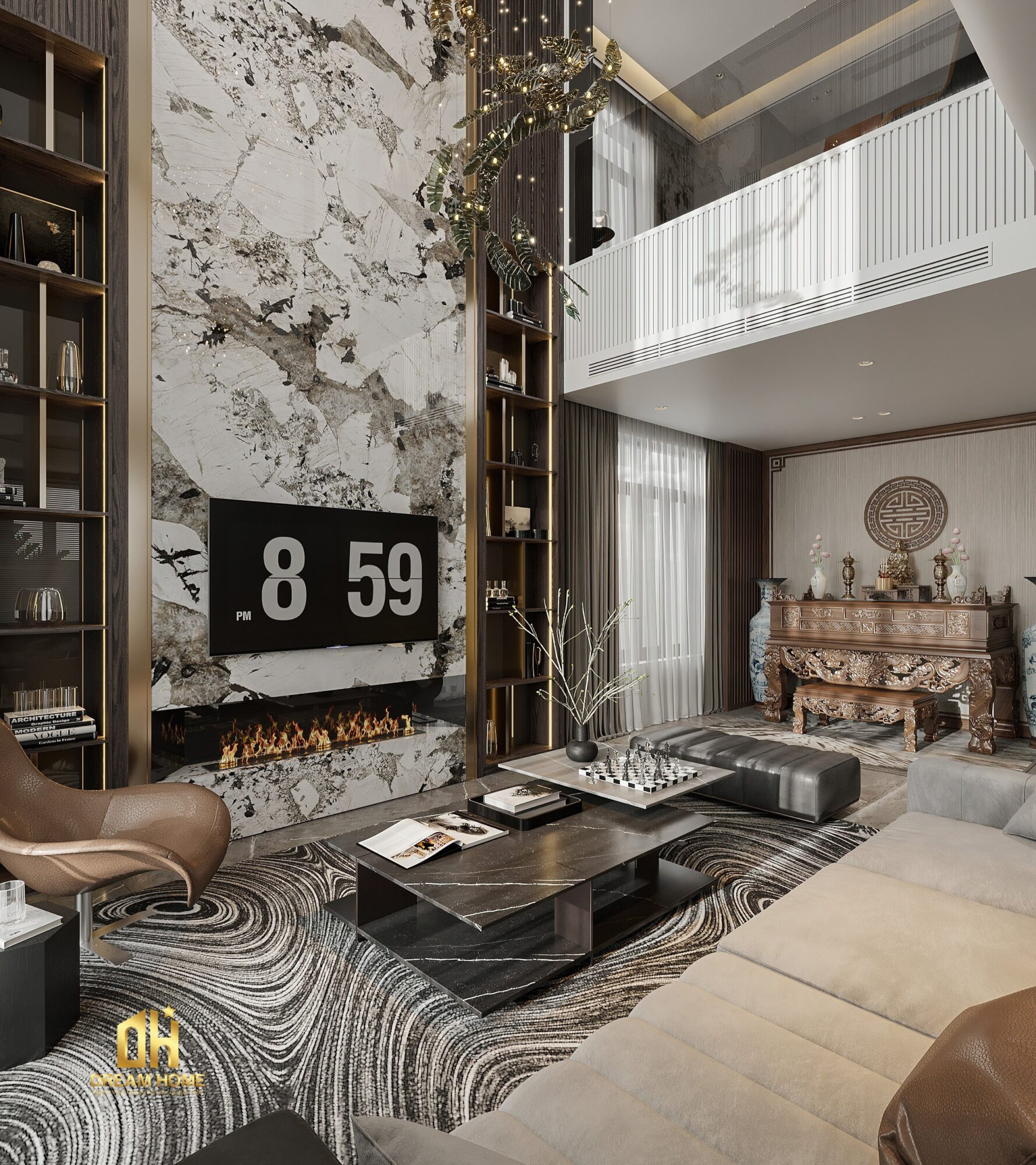 thiết kế nội thất penthouse sunshine city