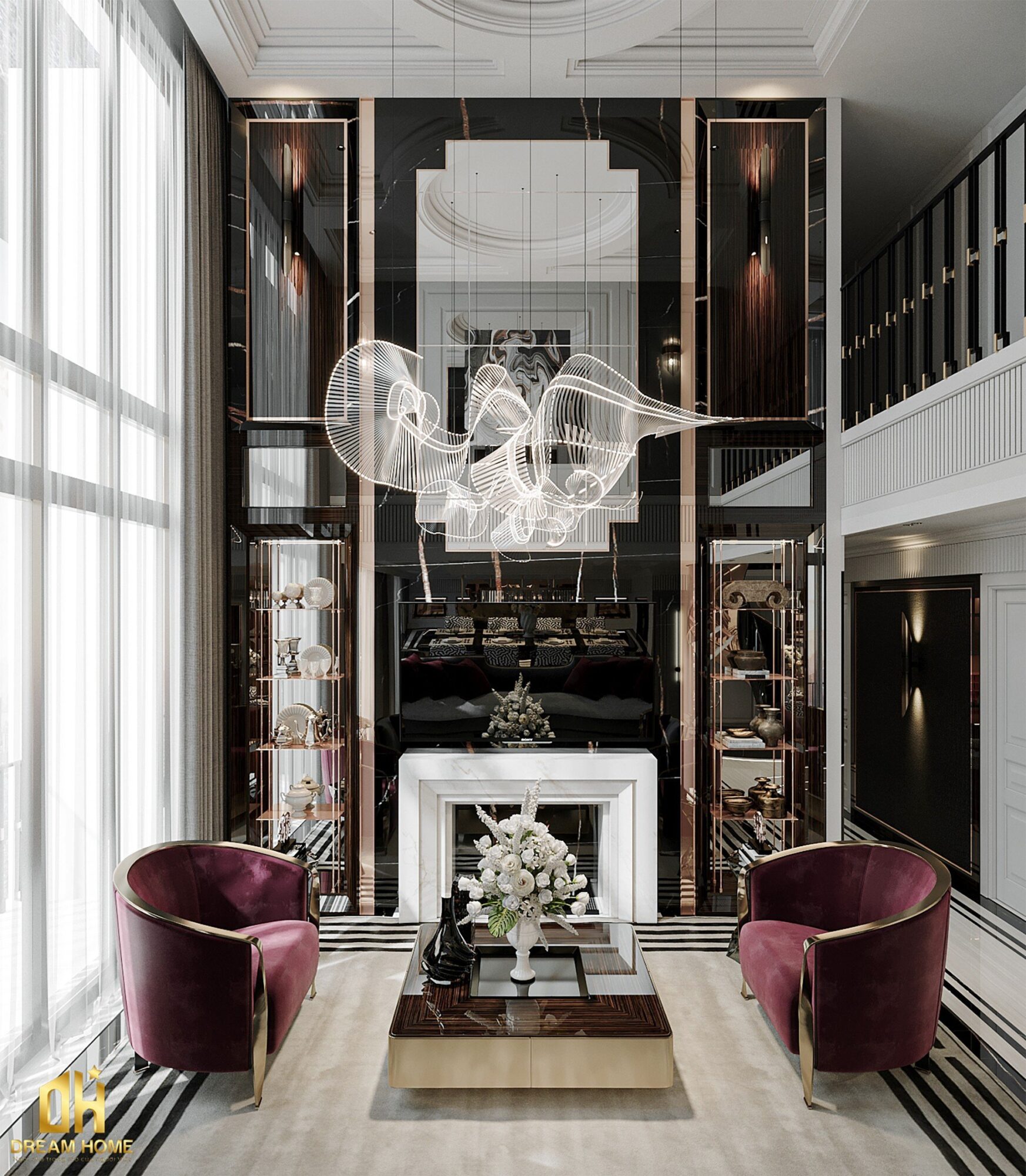 thiết kế nội thất penthouse sunshine city