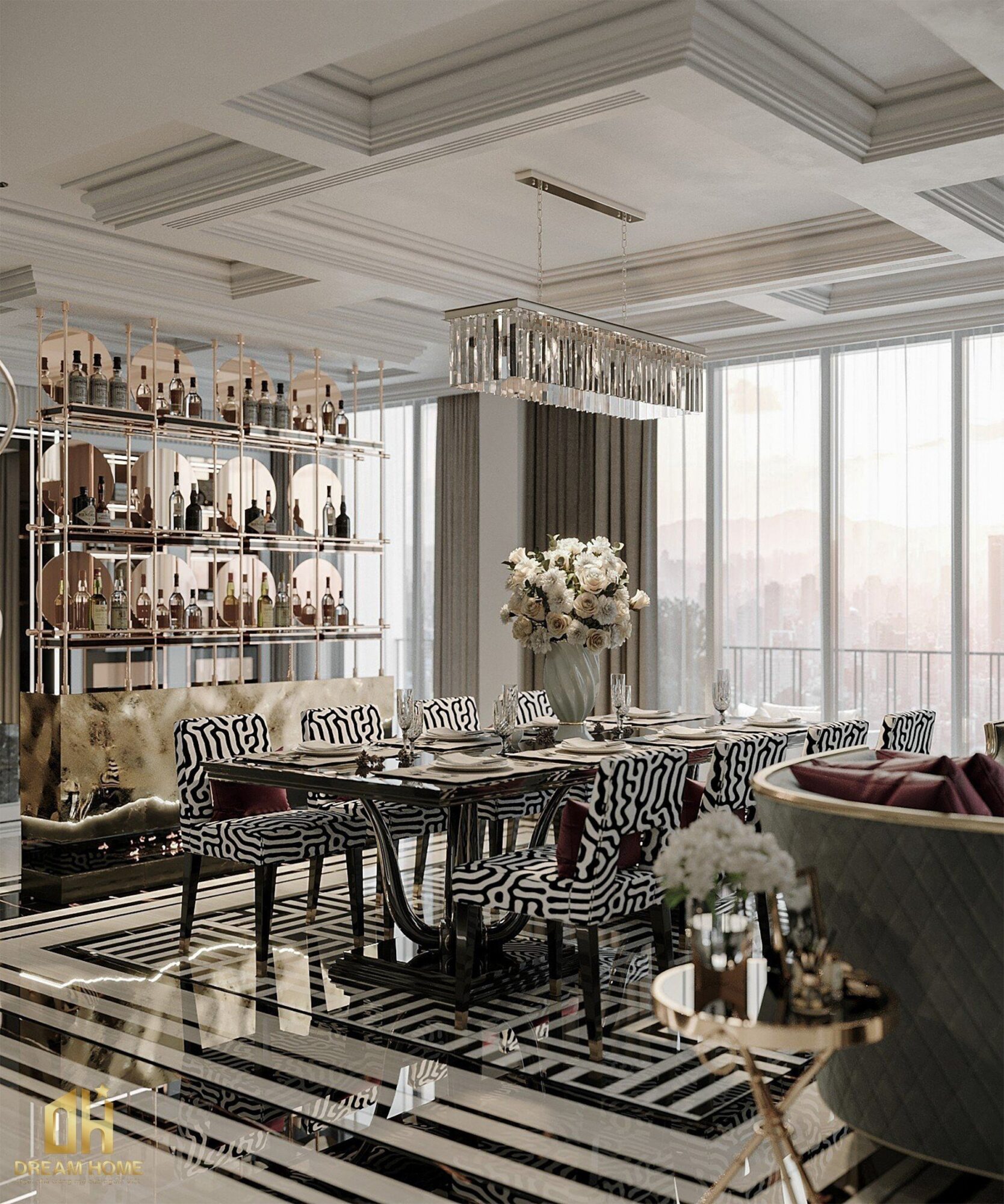 thiết kế nội thất penthouse sunshine city