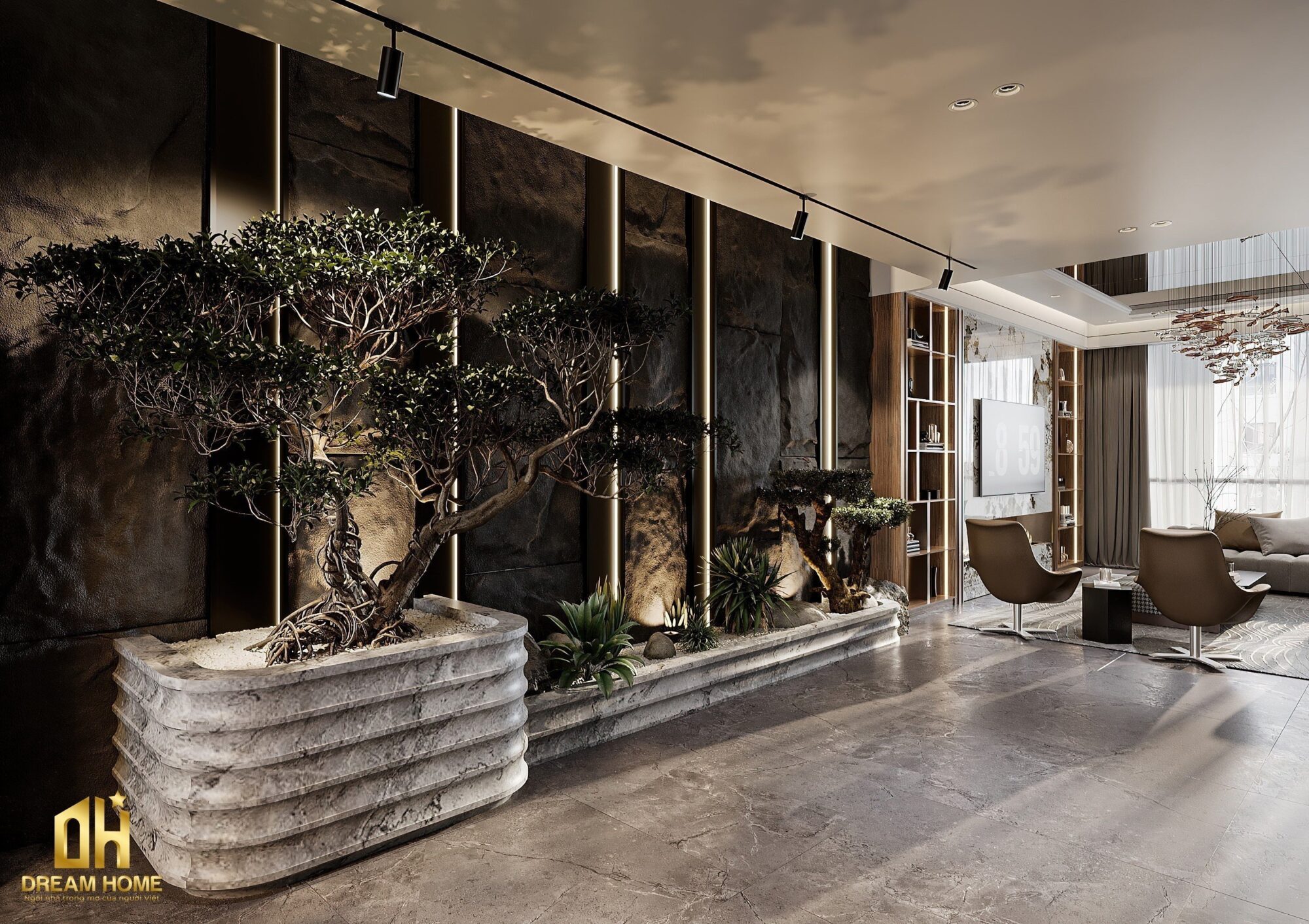 thiết kế nội thất penthouse ciputra