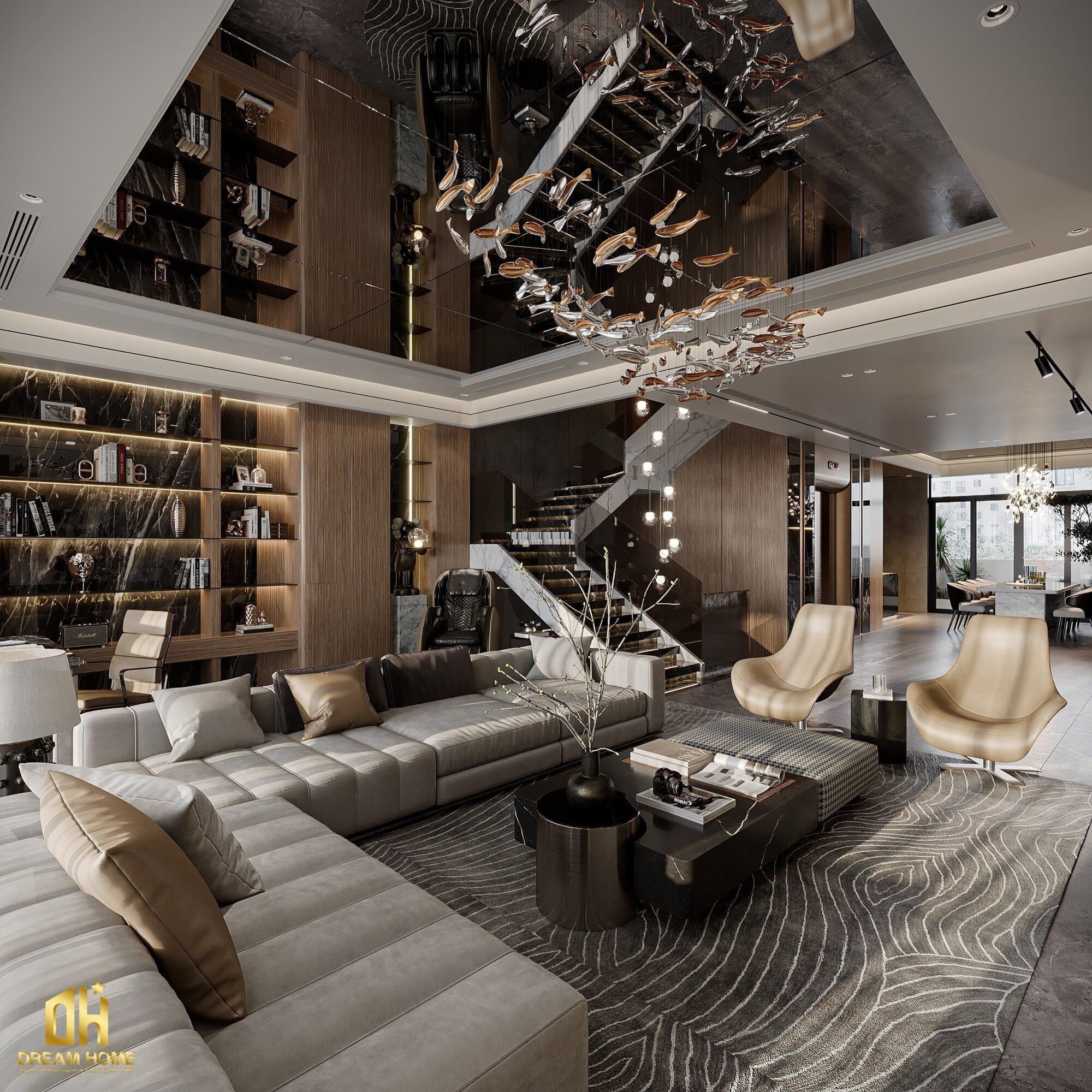 thiết kế nội thất penthouse sunshine city