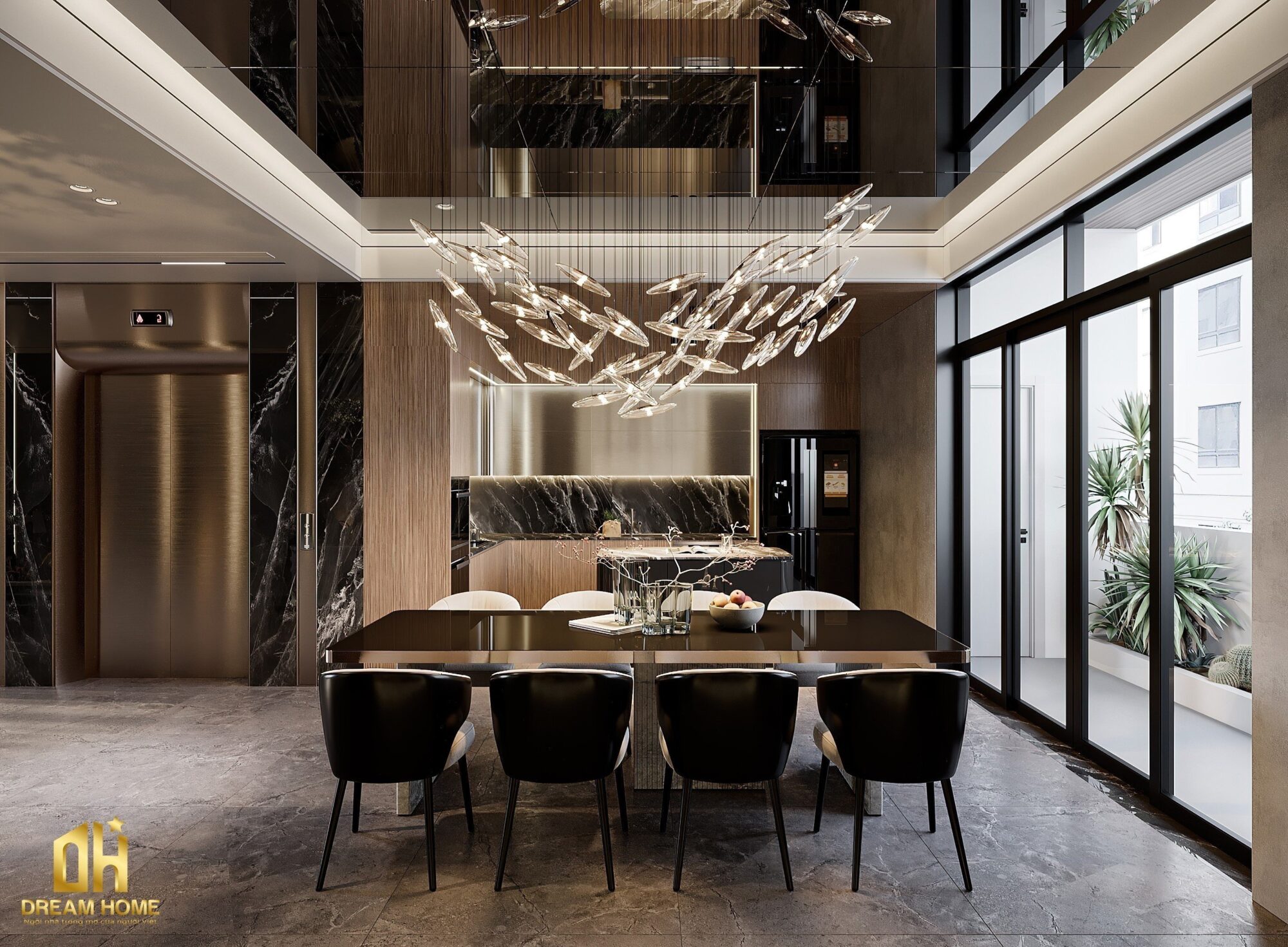 thiết kế nội thất penthouse sunshine city