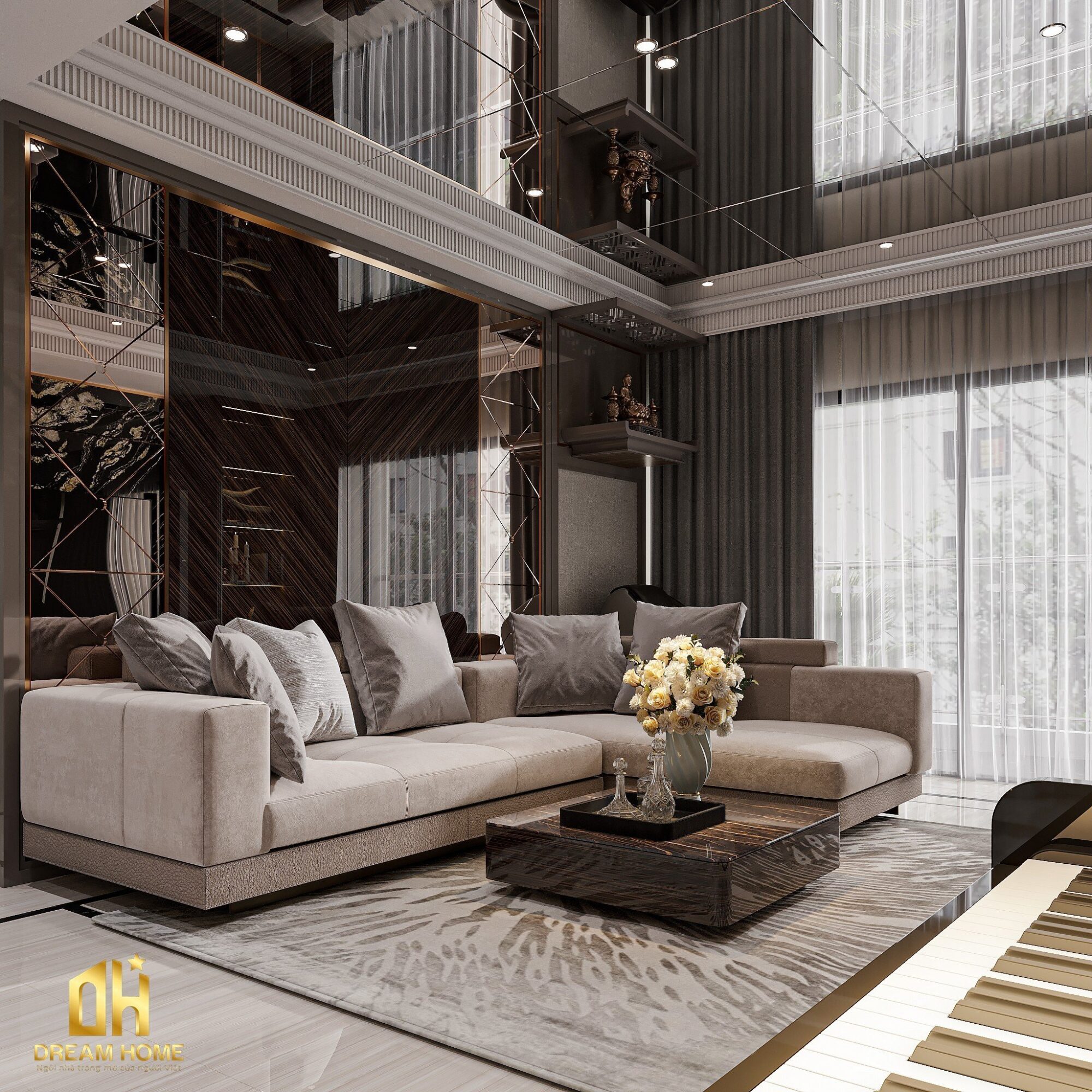 thiết kế nội thất duplex Ecopark