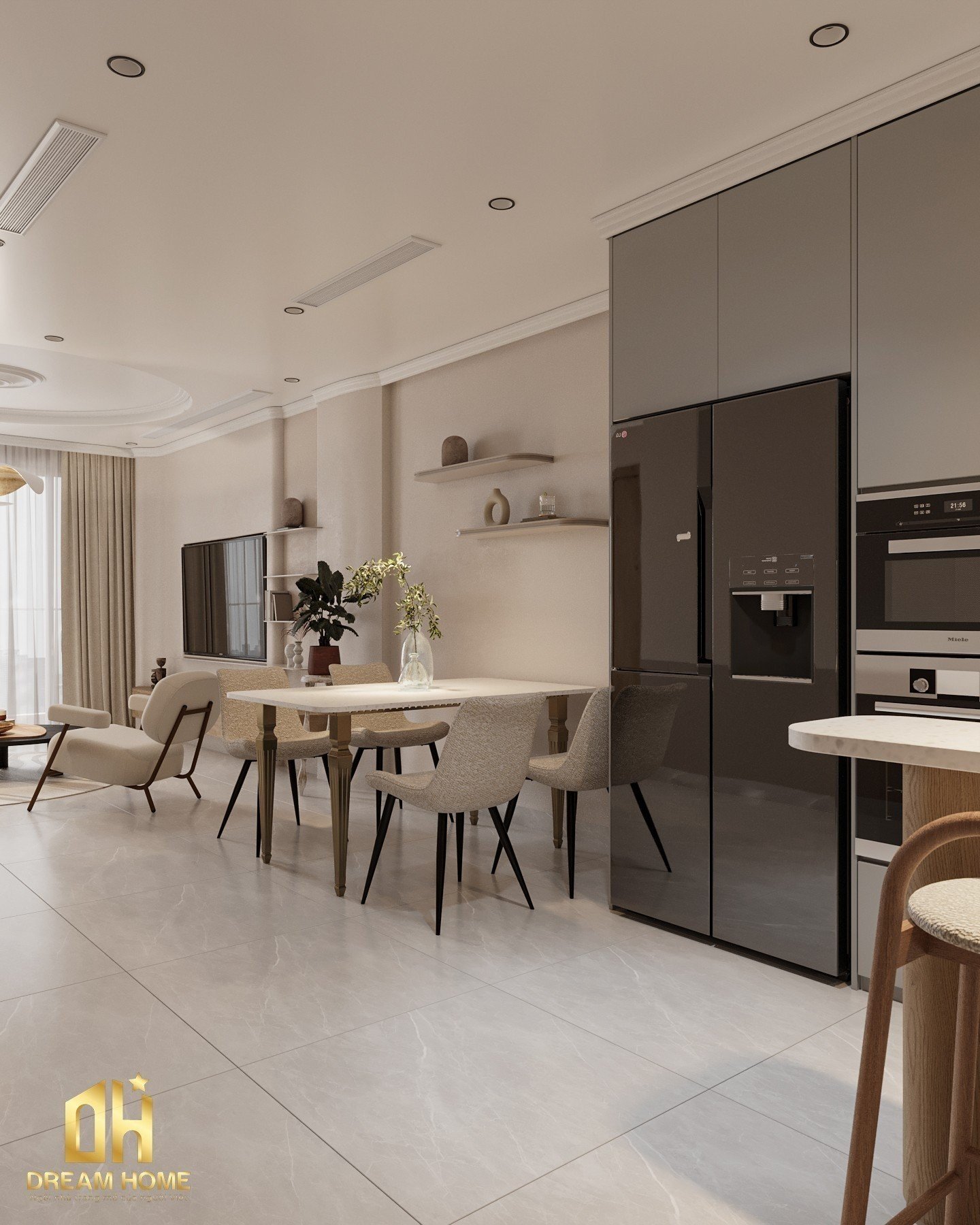 thiết kế nội thất duplex Ecopark