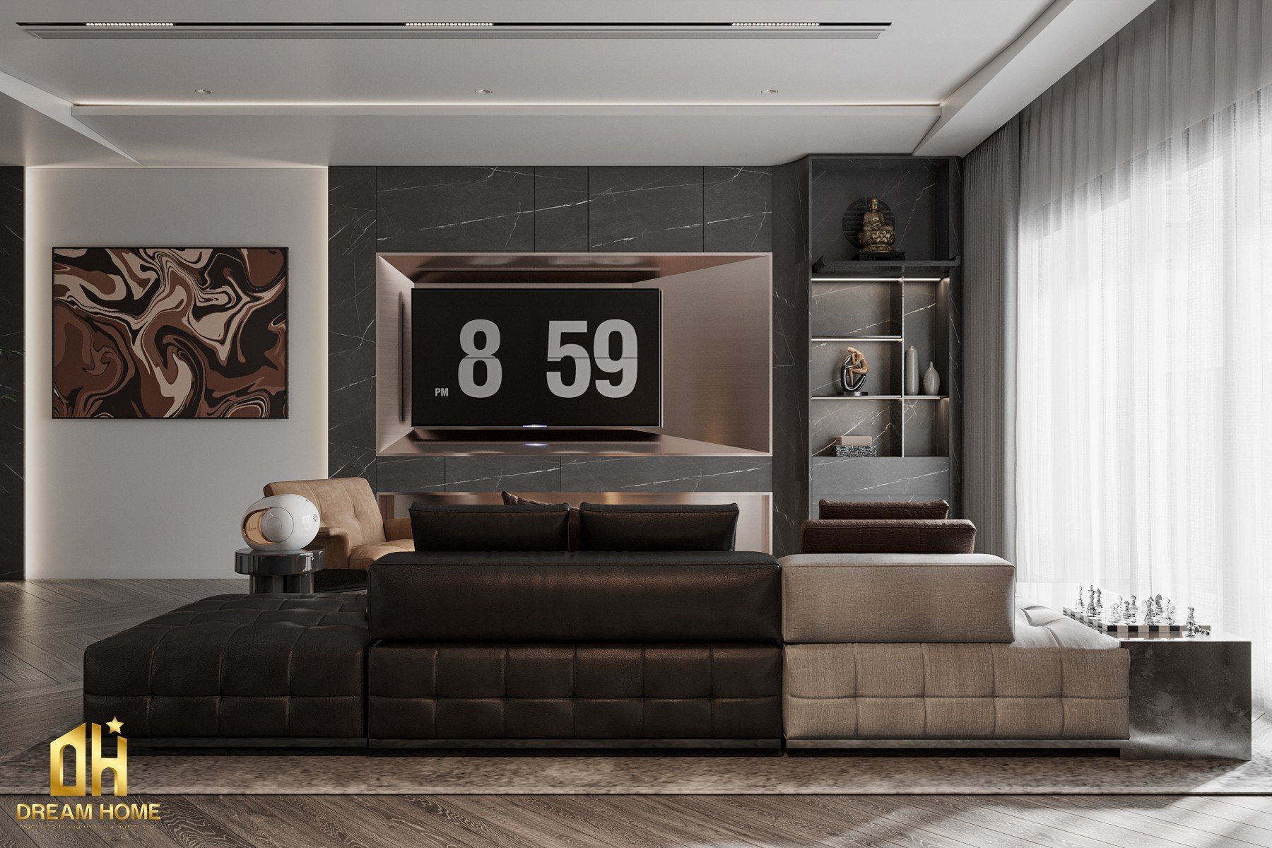 thiết kế nội thất duplex Ecopark