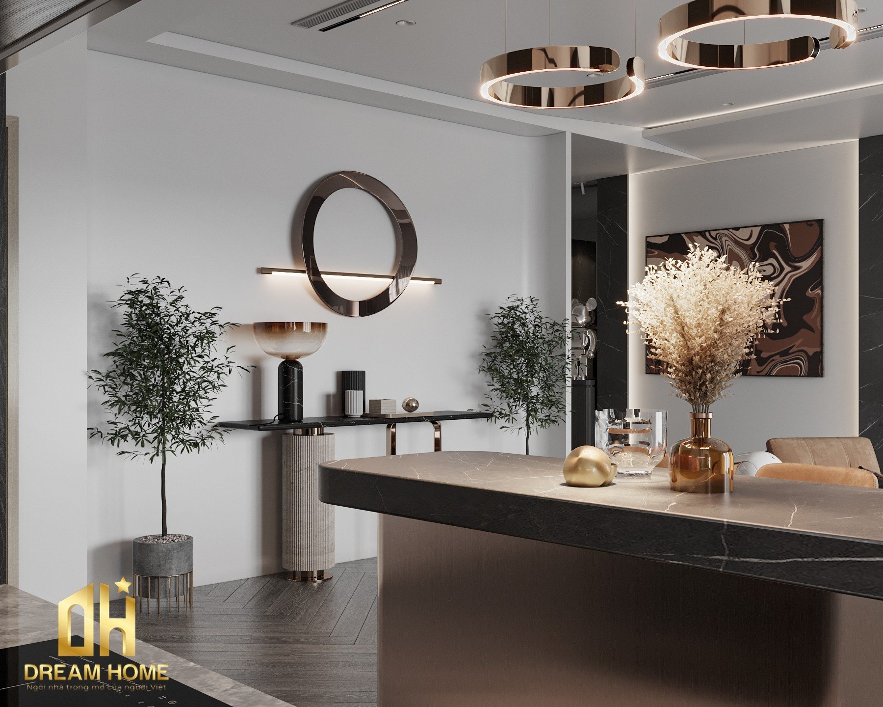 thiết kế nội thất duplex Ecopark