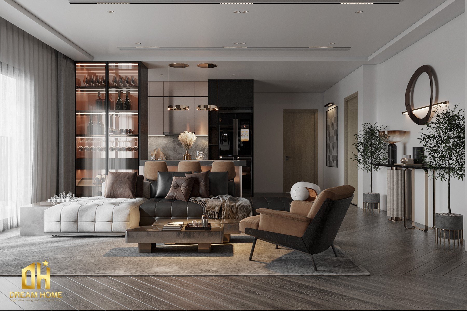 thiết kế nội thất duplex Ecopark