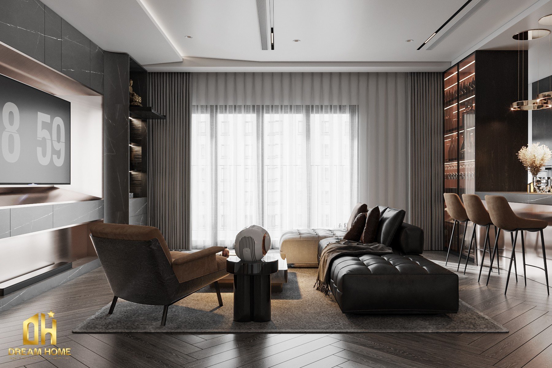 thiết kế nội thất duplex Ecopark