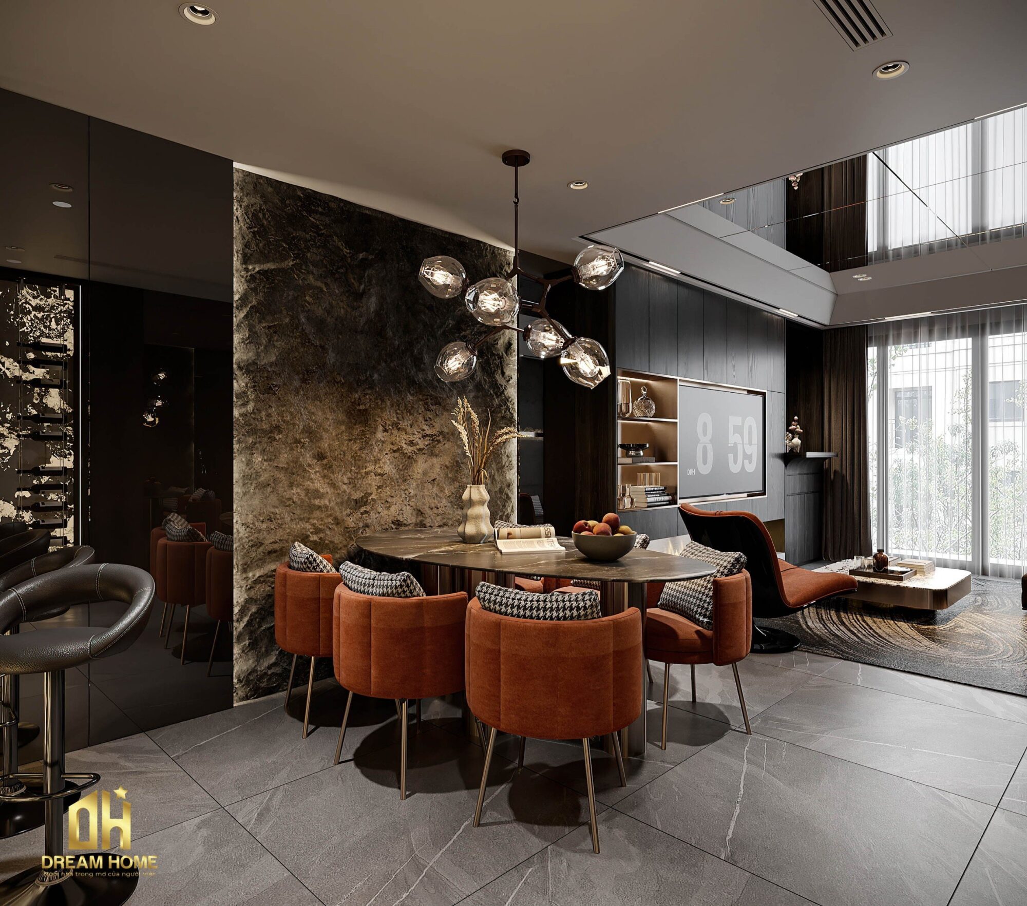thiết kế nội thất duplex Ecopark