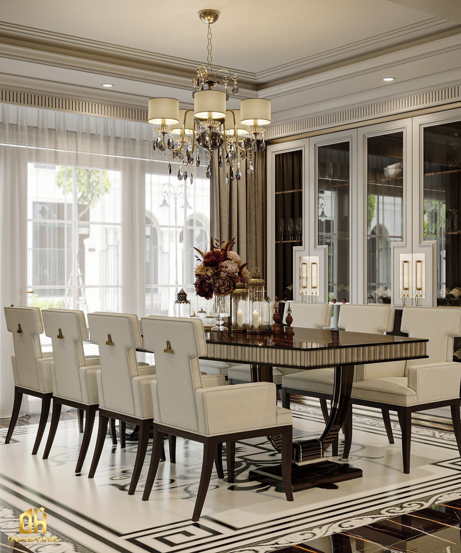 thiết kế nội thất biệt thự liền kề