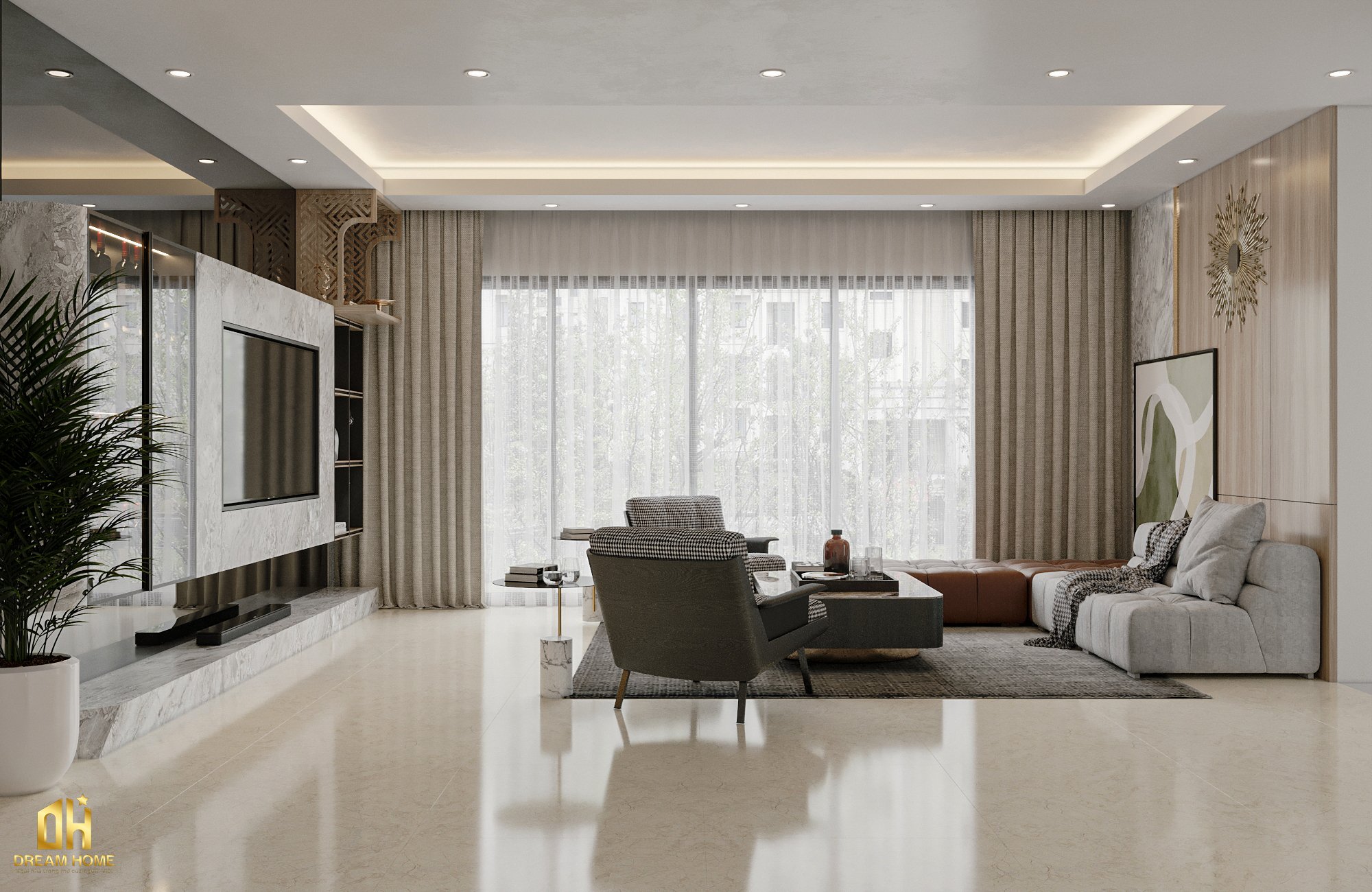 thiết kế nội thất duplex Ecopark
