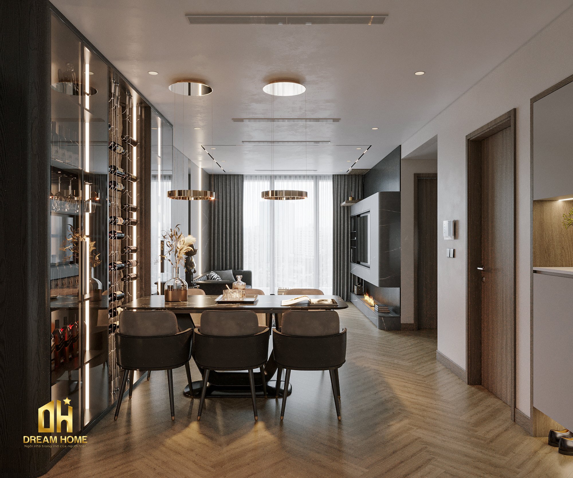 thiết kế nội thất duplex Ecopark