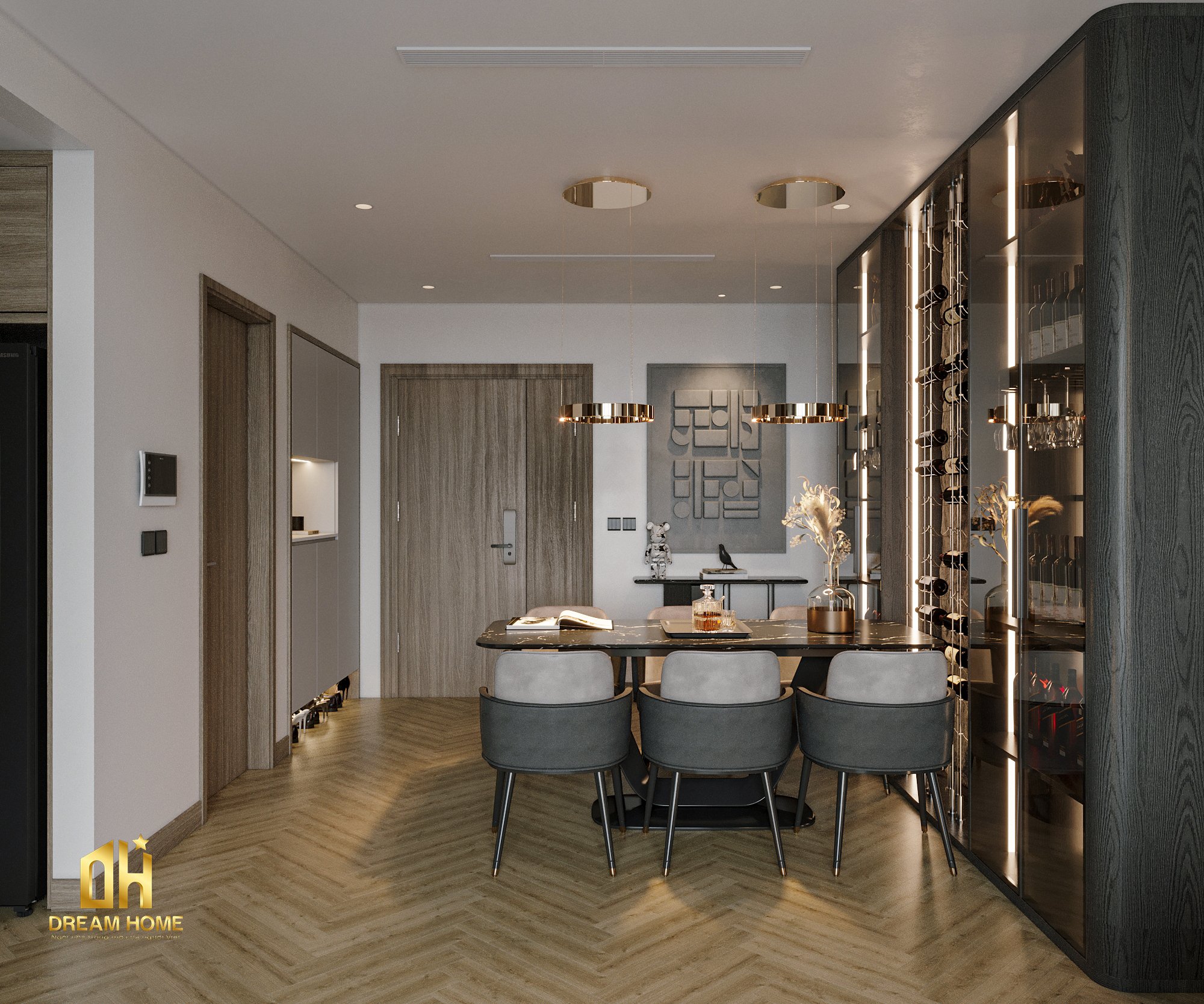 thiết kế nội thất duplex Ecopark