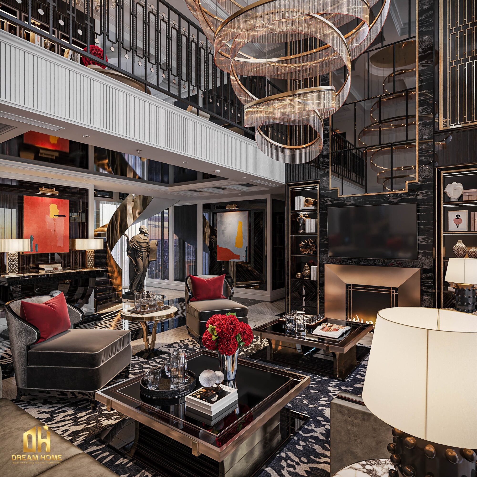 thiết kế nội thất penthouse sunshine city