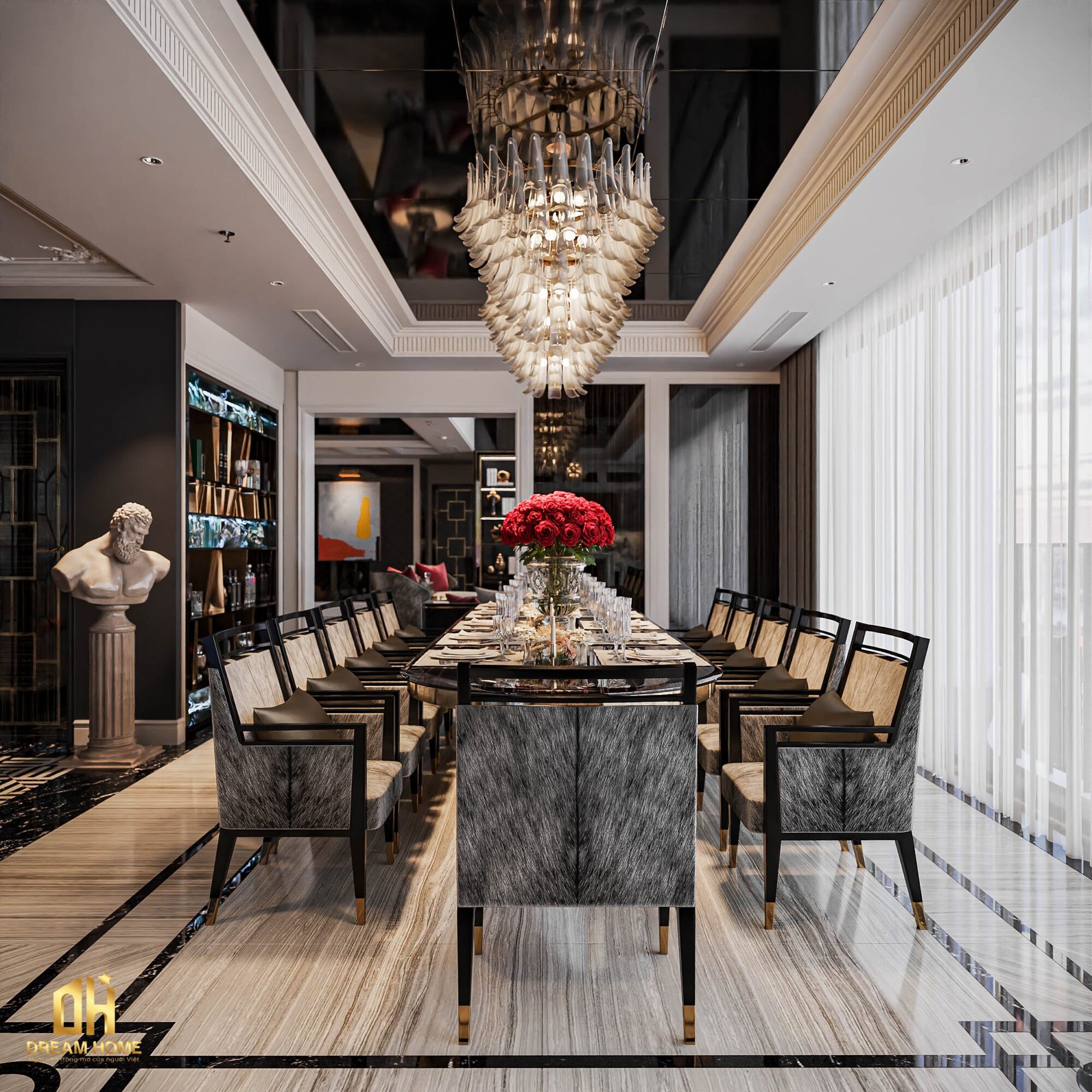 thiết kế nội thất penthouse sunshine city