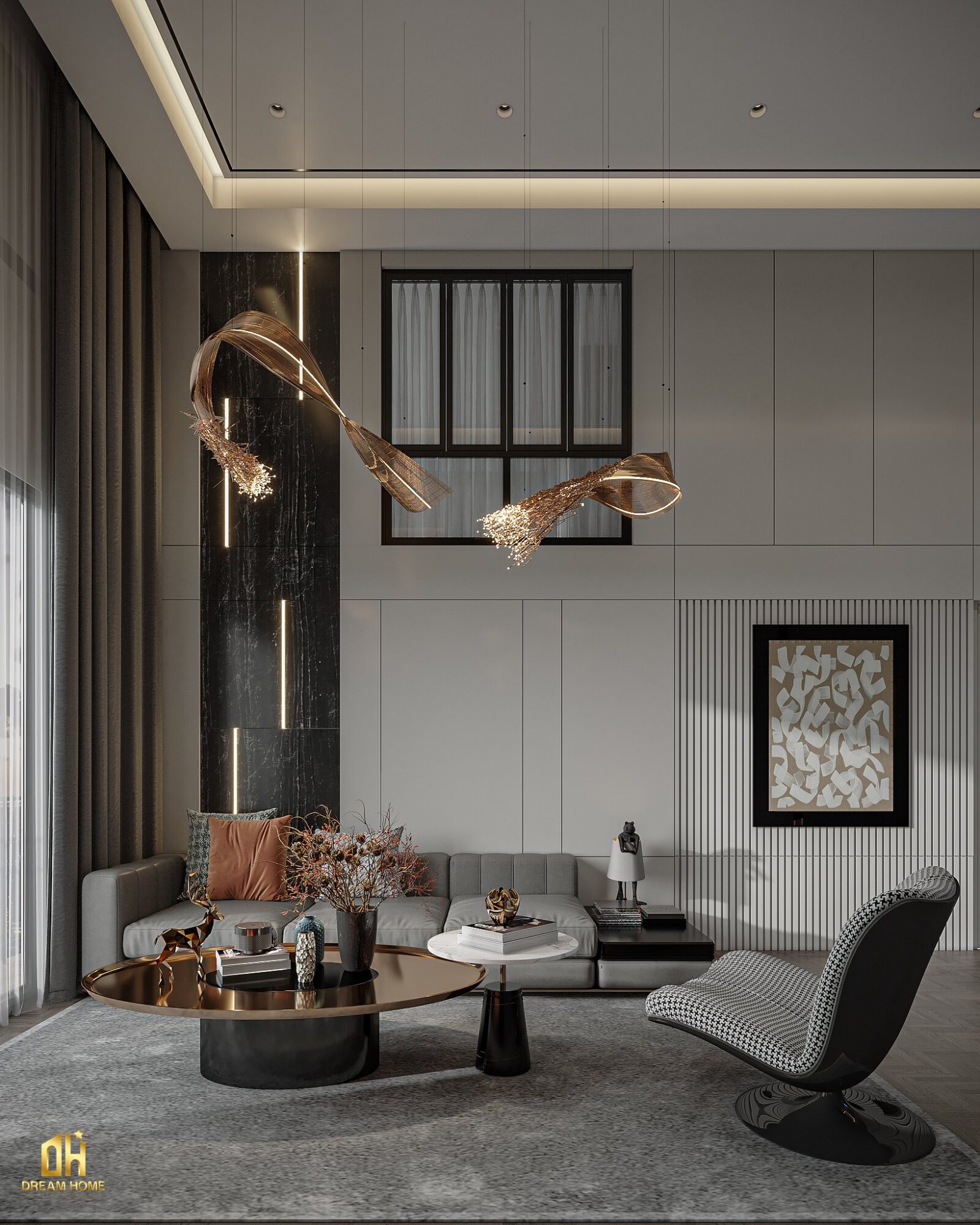thiết kế nội thất duplex Ecopark