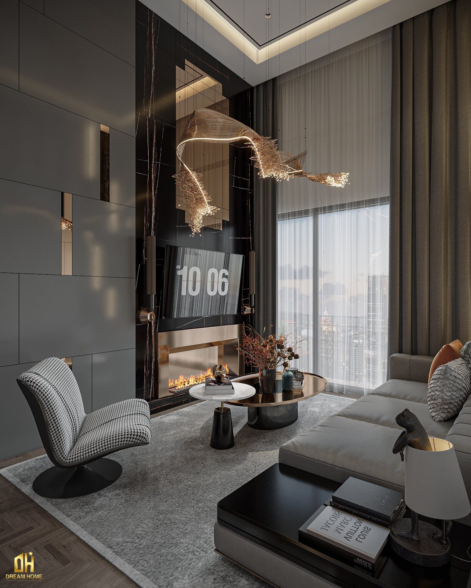 thiết kế nội thất duplex Ecopark