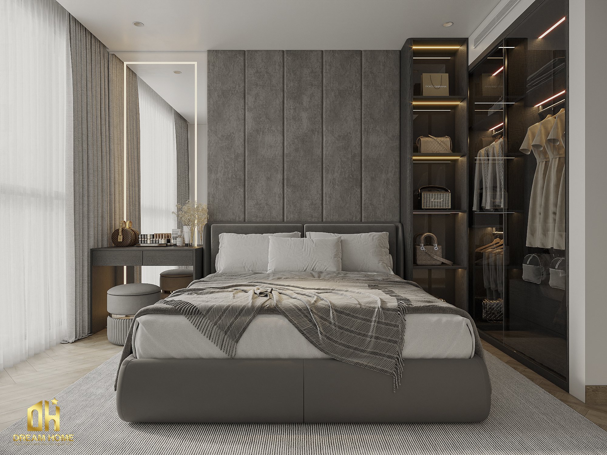 thiết kế nội thất duplex Ecopark
