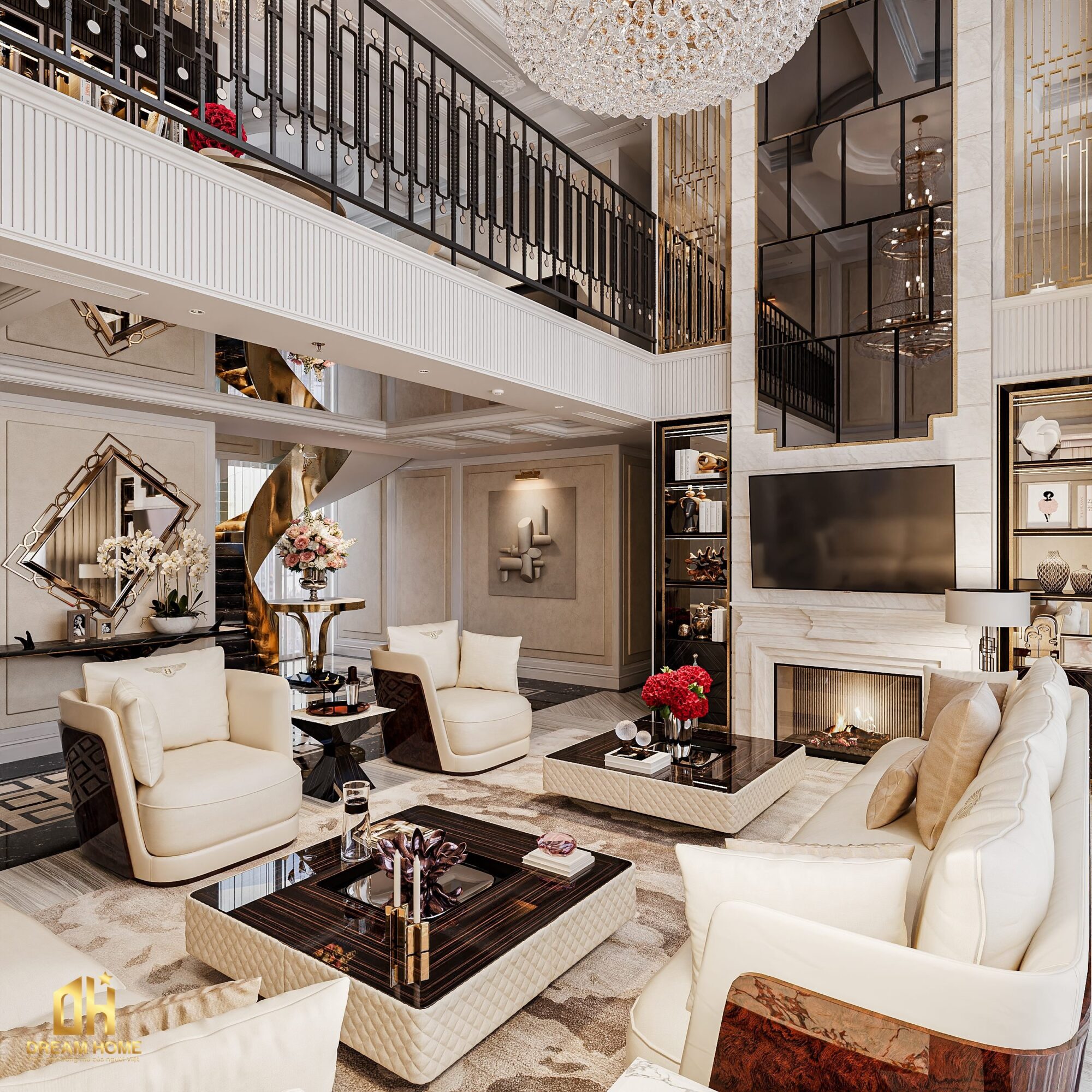 thiết kế nội thất penthouse ciputra