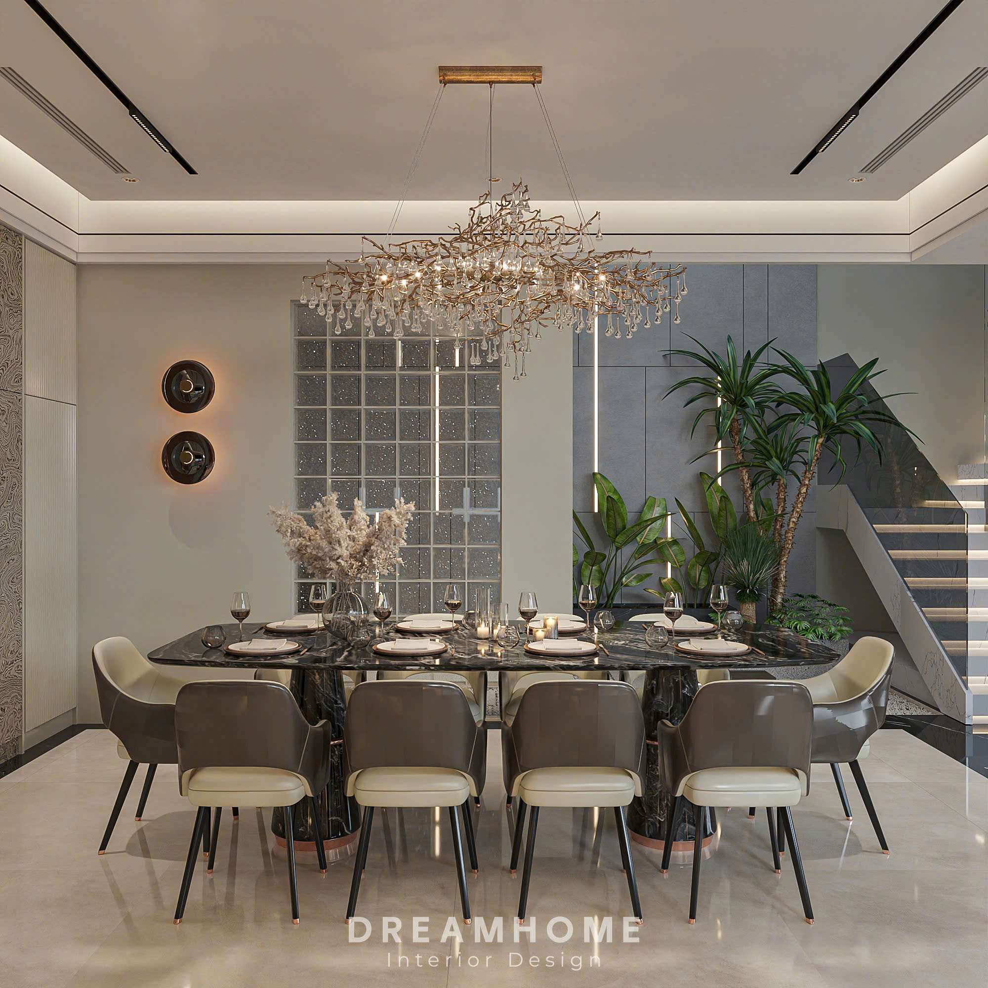 thiết kế nội thất penthouse sunshine golden