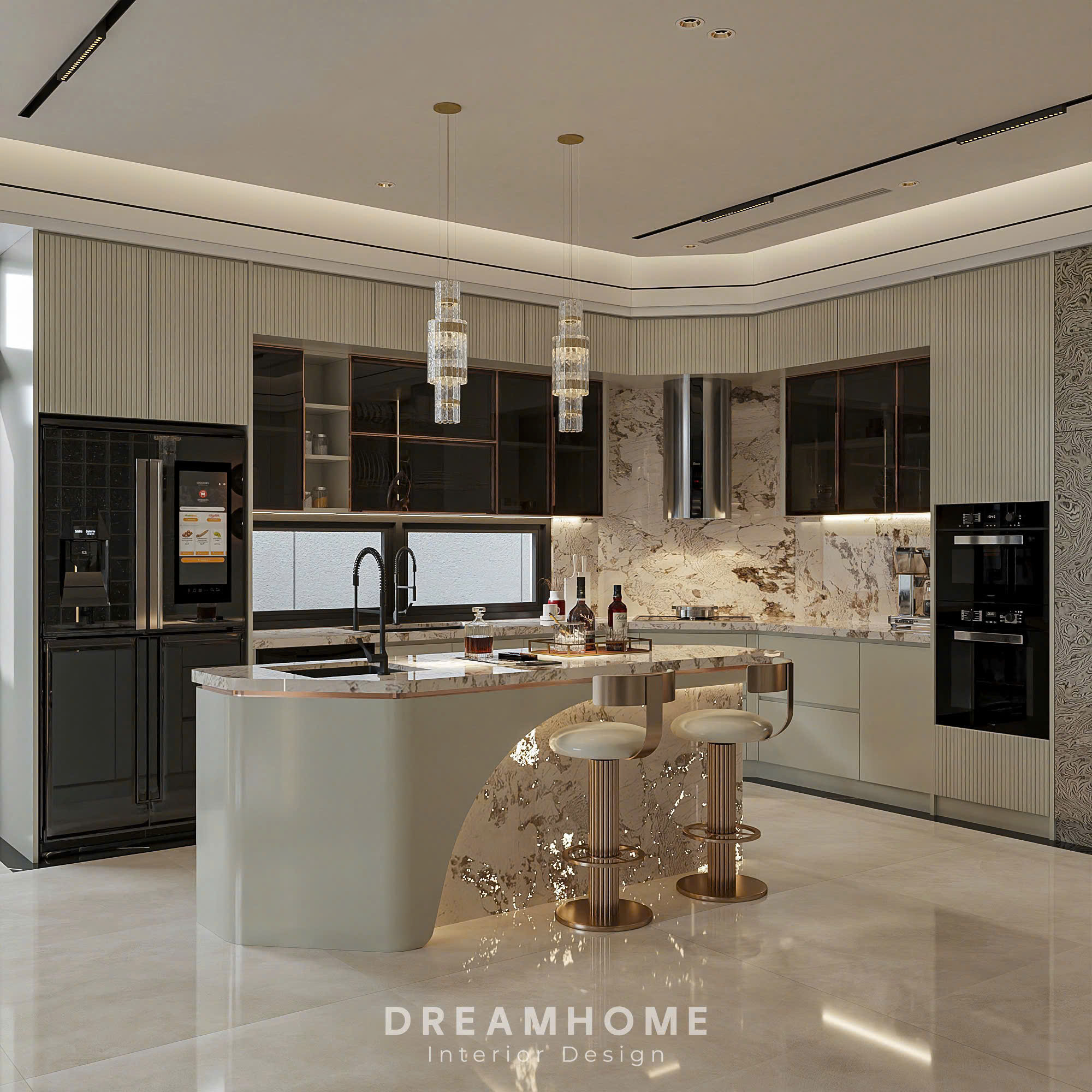 thiết kế nội thất penthouse sunshine golden