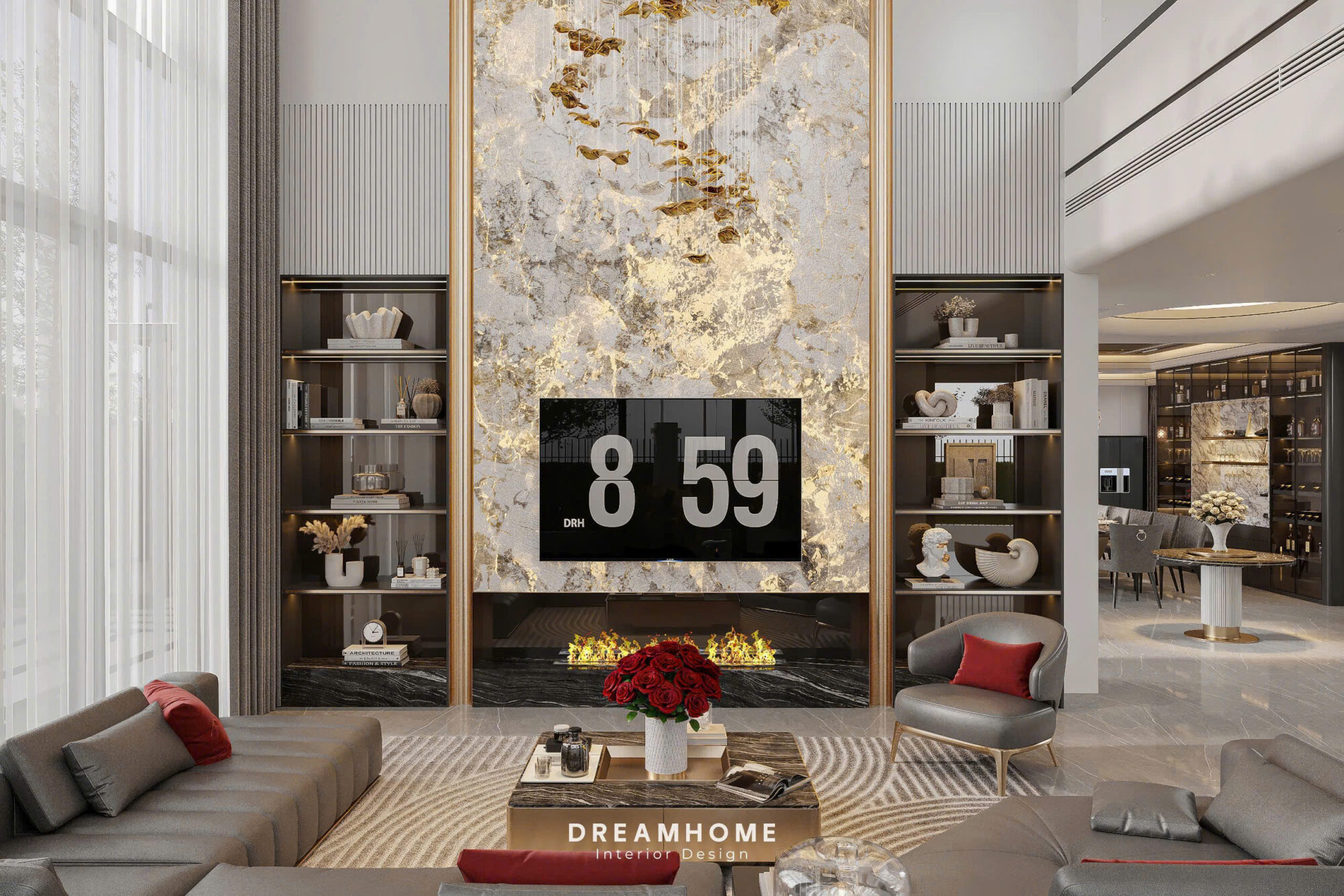 thiết kế nội thất penthouse sunshine city