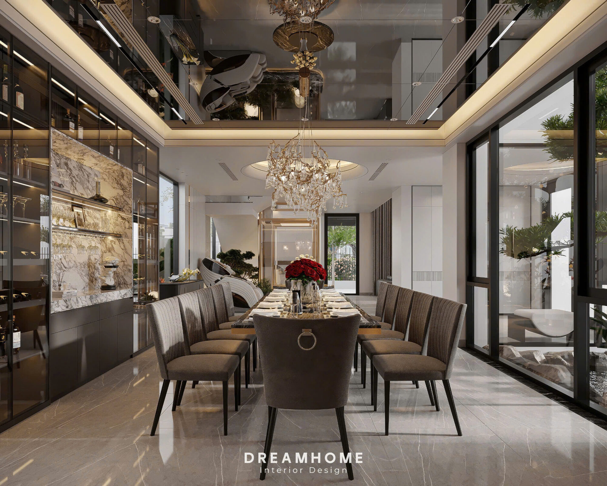 thiết kế nội thất penthouse sunshine city