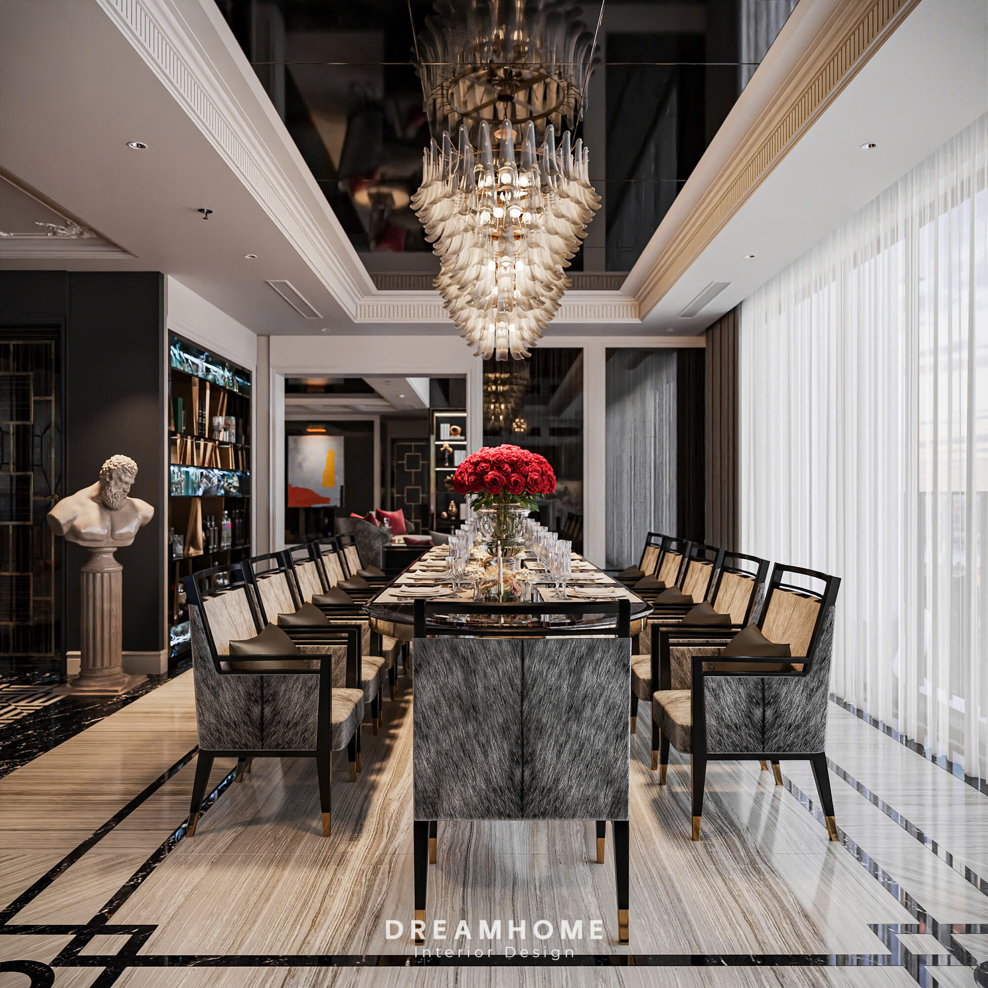 thiết kế nội thất penthouse ciputra