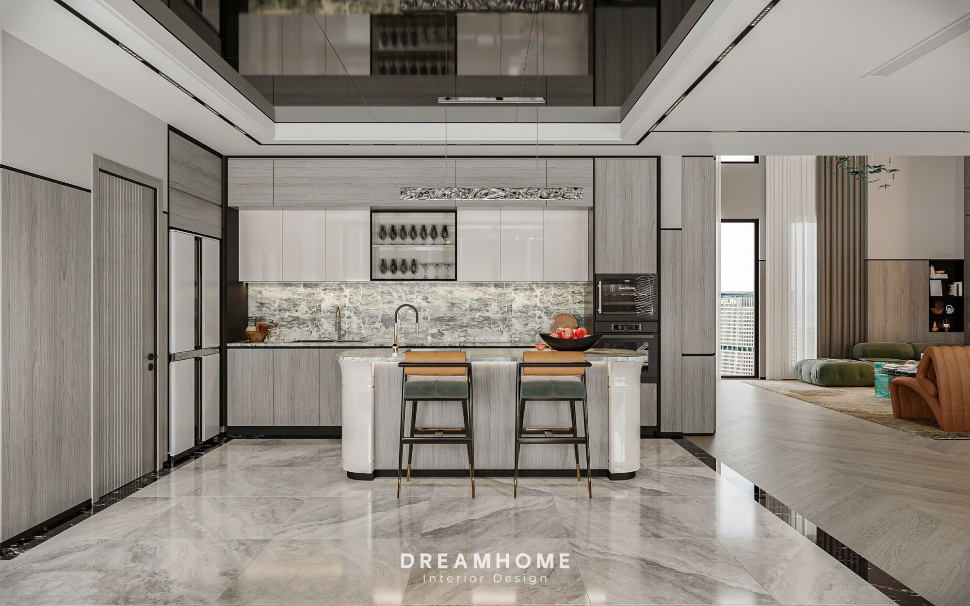thiết kế nội thất penthouse sunshine city