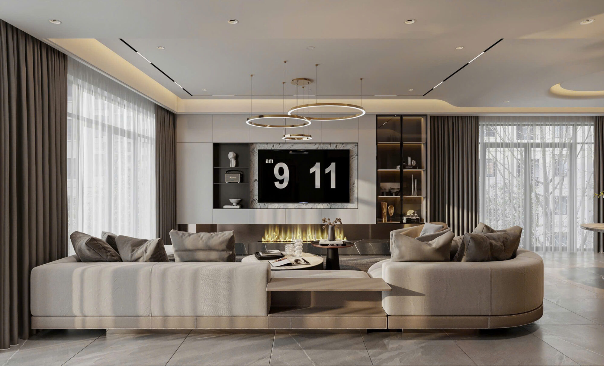 thiết kế nội thất biệt thự liền kề