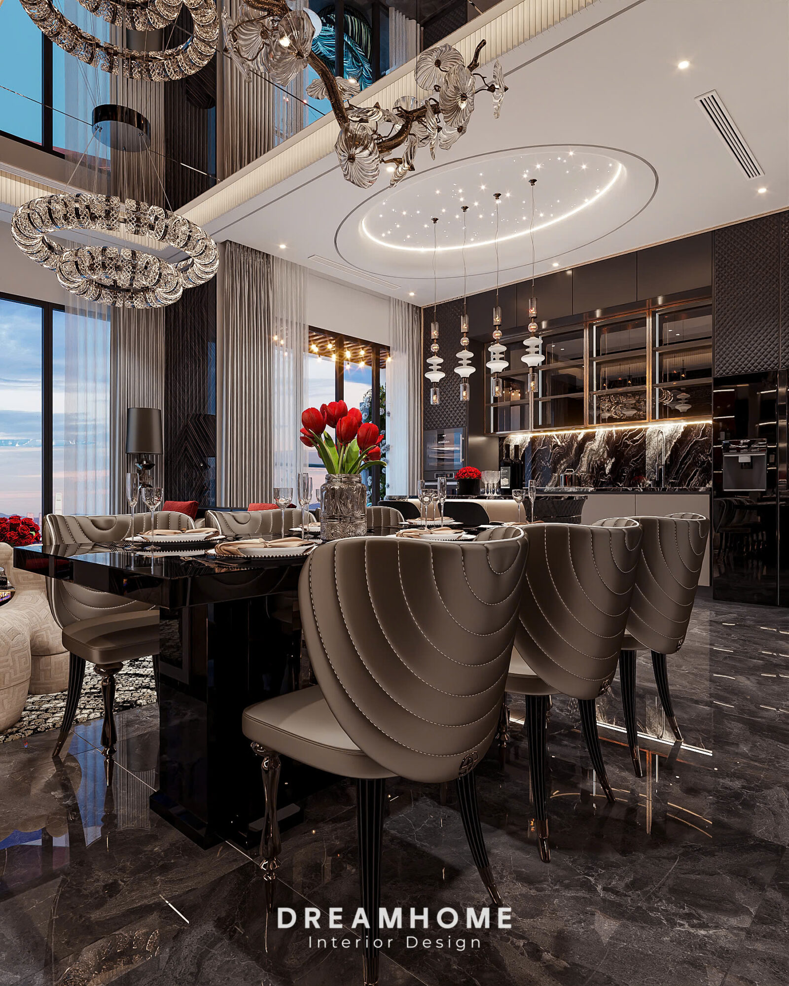 thiết kế nội thất duplex Ecopark