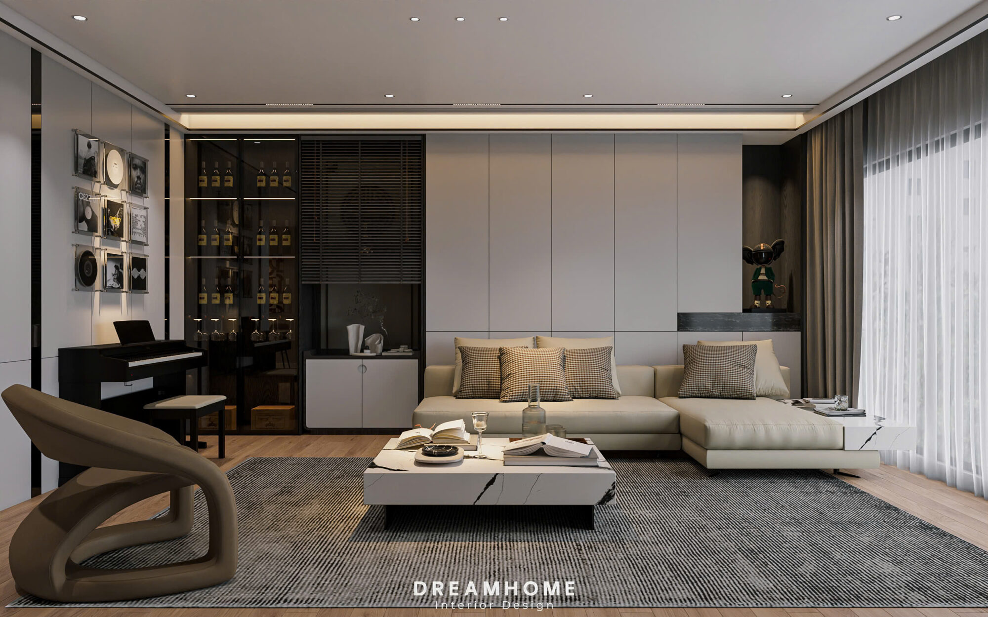 thiết kế nội thất duplex Ecopark