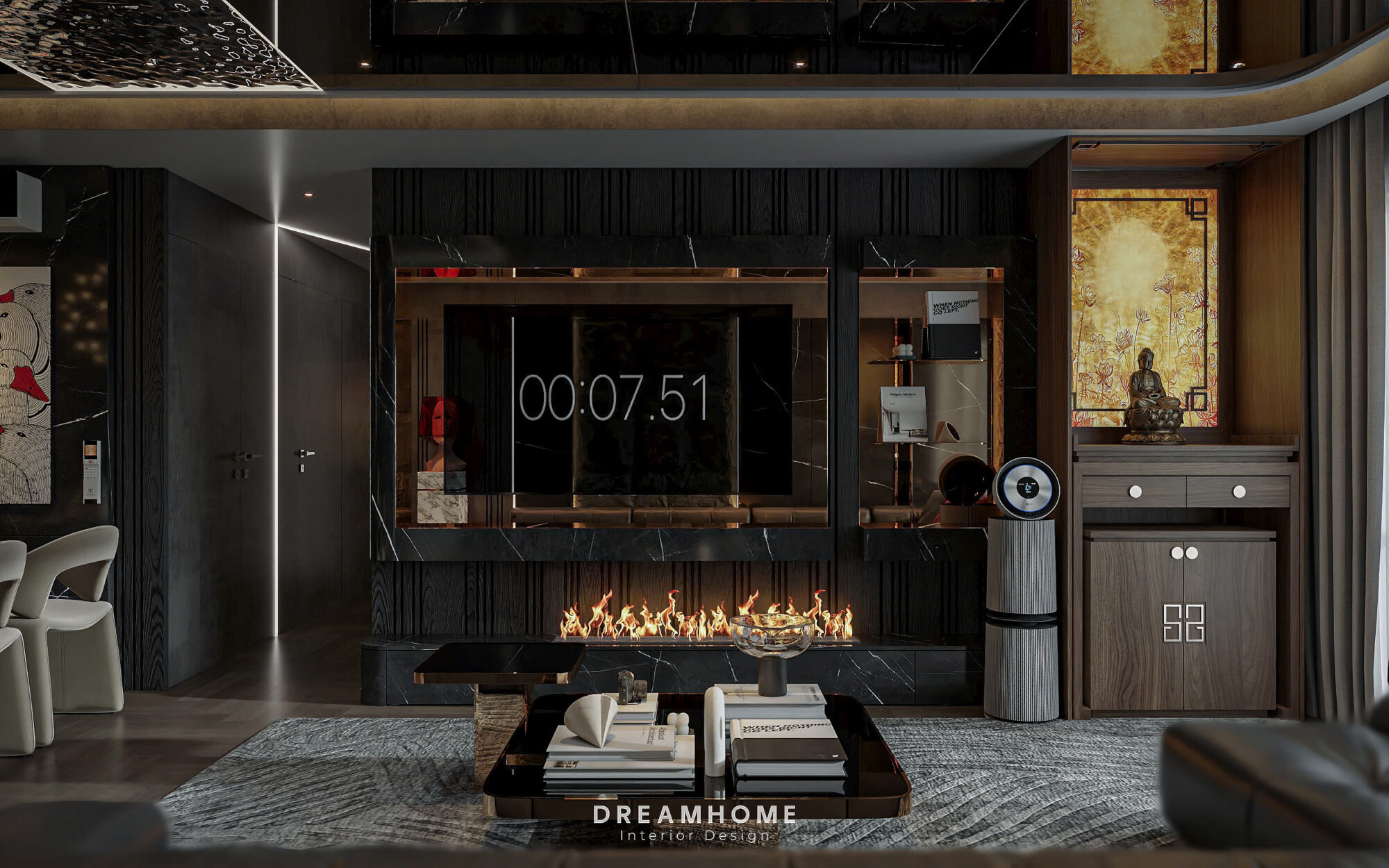 thiết kế nội thất duplex Ecopark