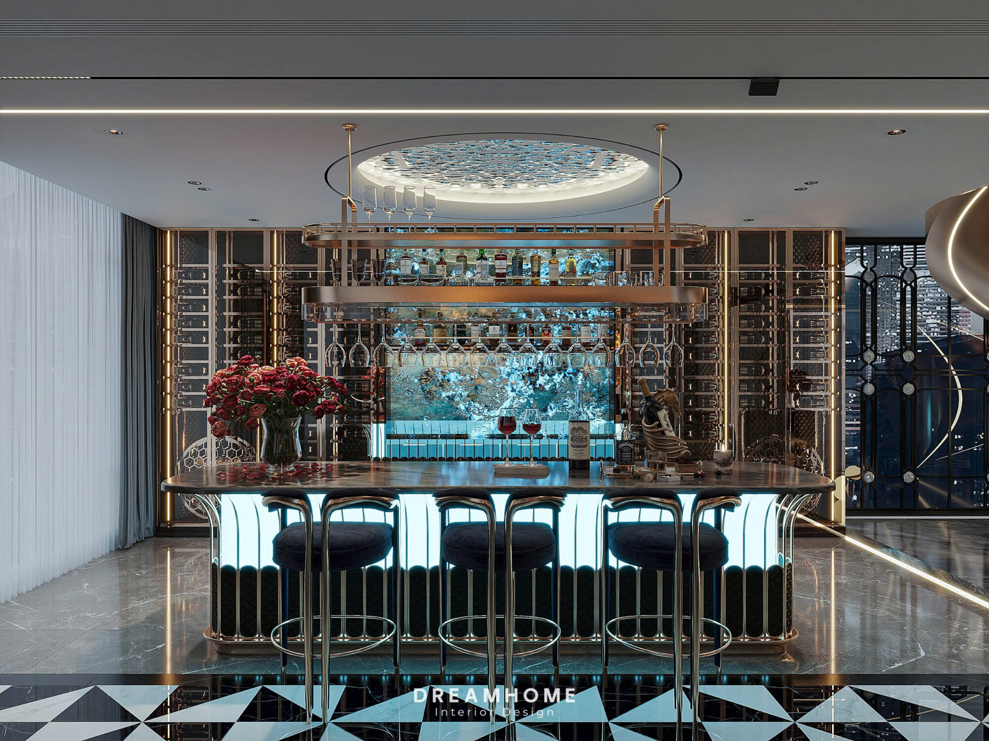thiết kế nội thất penthouse ciputra