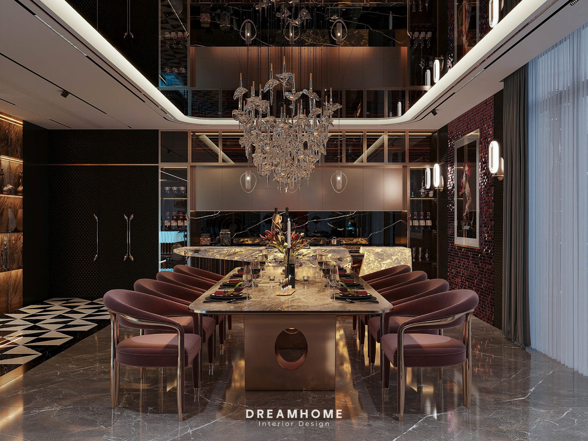 thiết kế nội thất penthouse ciputra