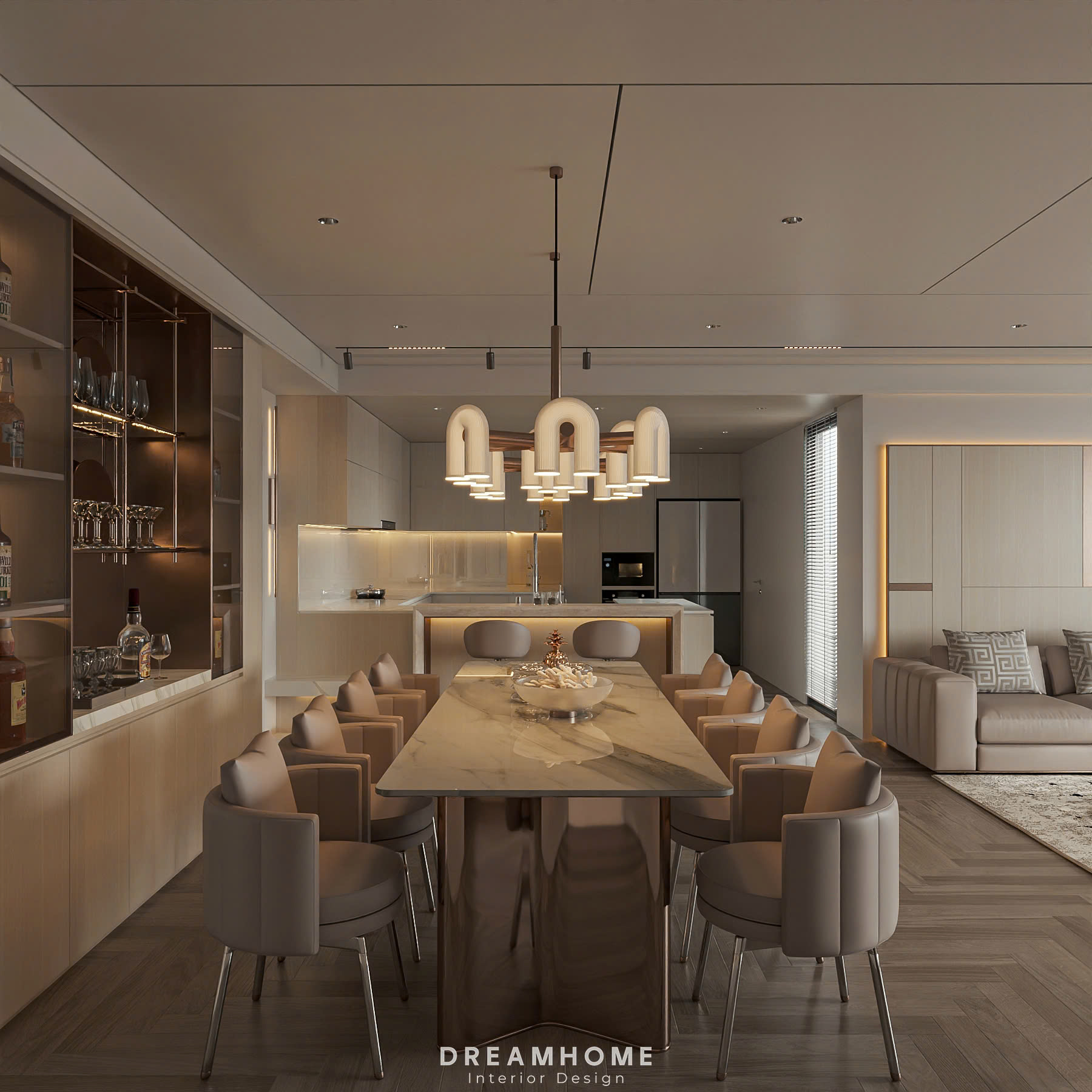 thiết kế nội thất penthouse ciputra