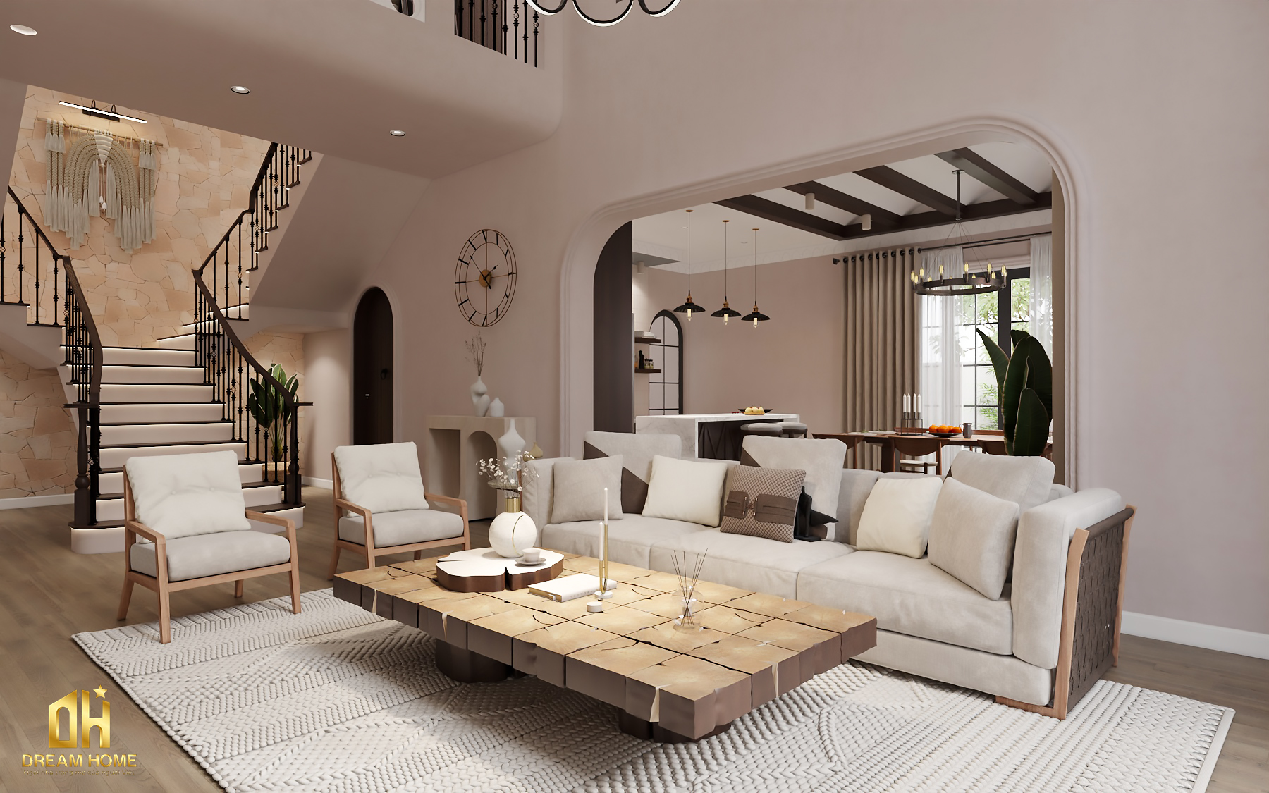 thiết kế nội thất biệt thự tinh hoa