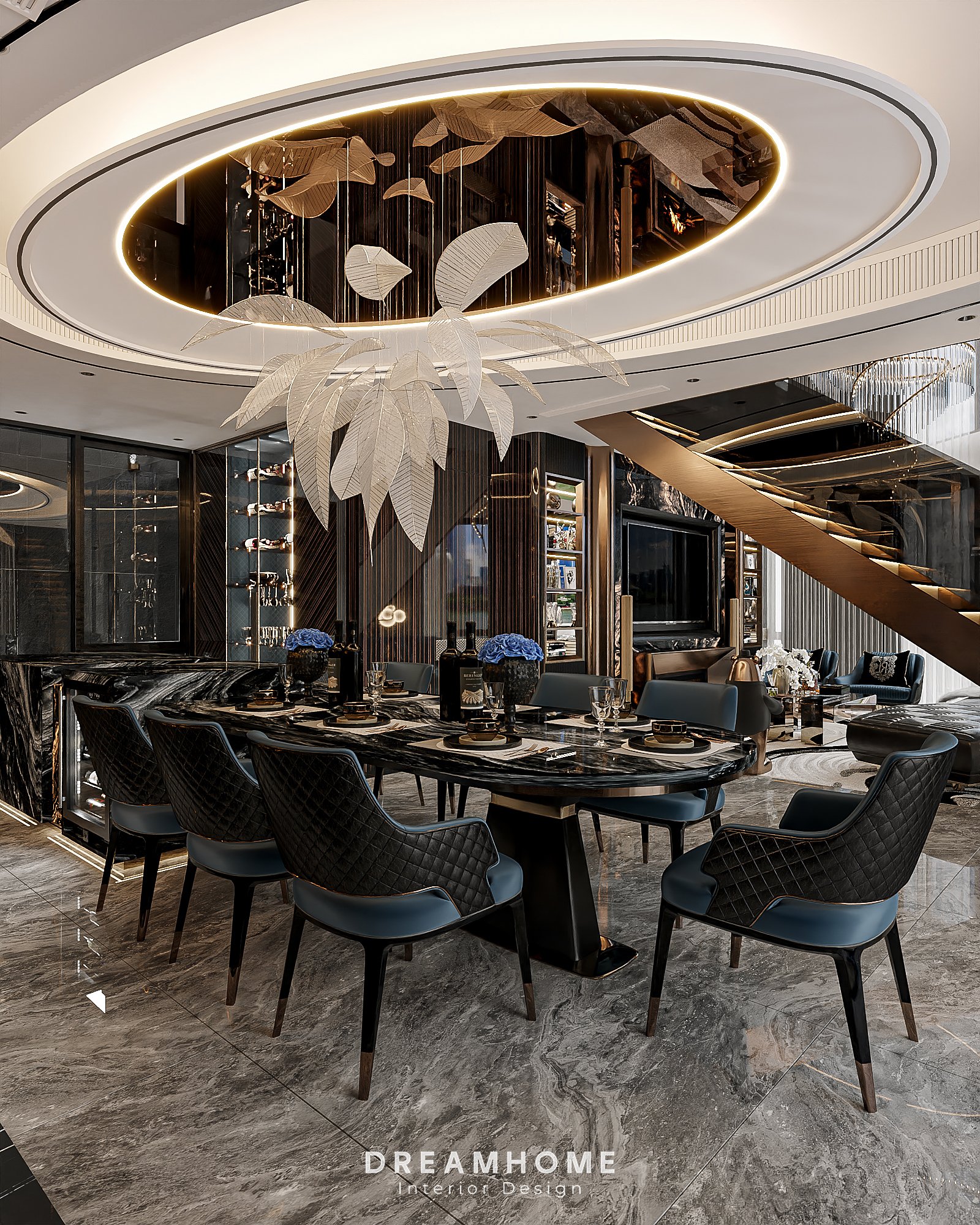 thiết kế nội thất biệt thự tinh hoa