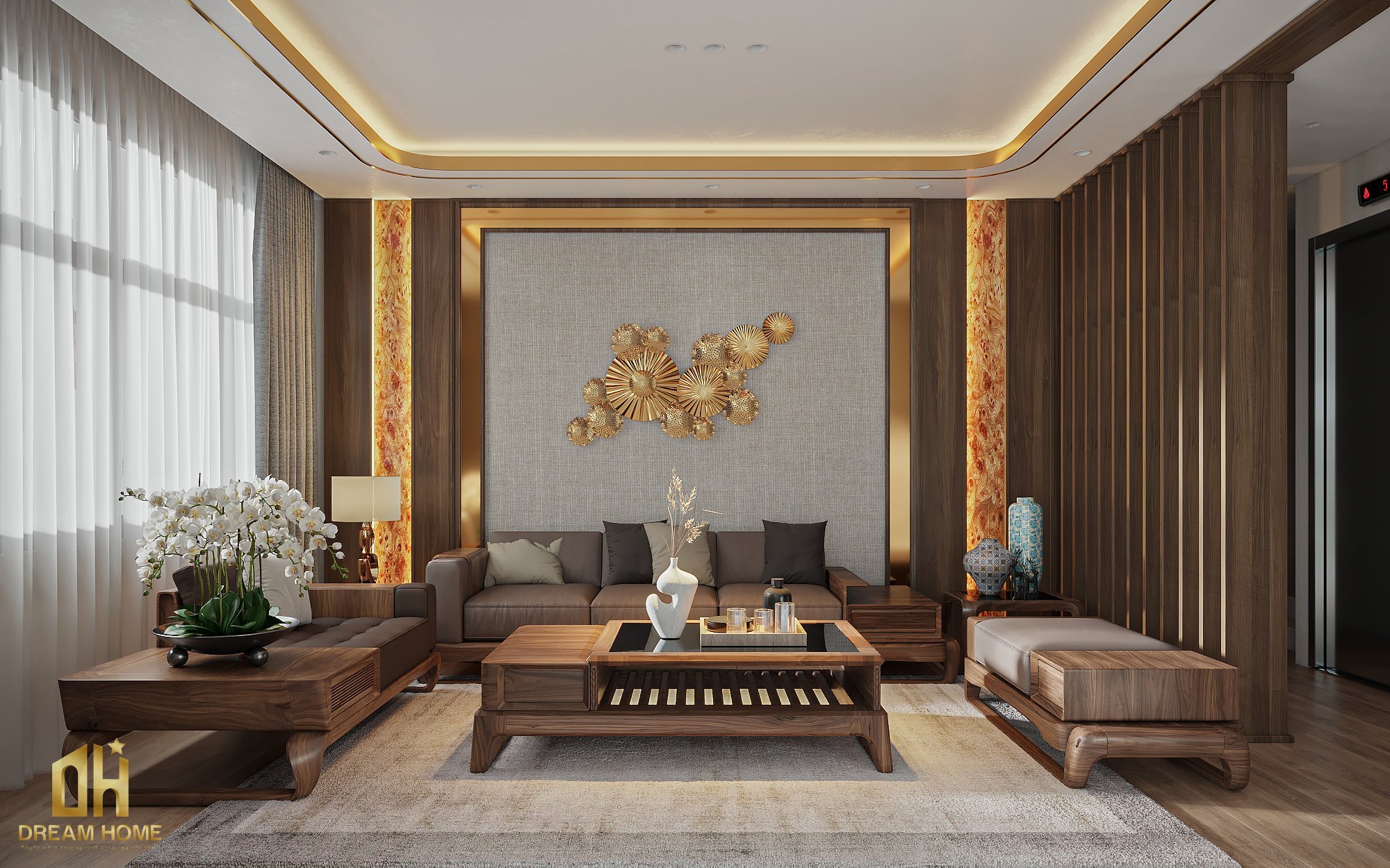 thiết kế nội thất biệt thự tinh hoa